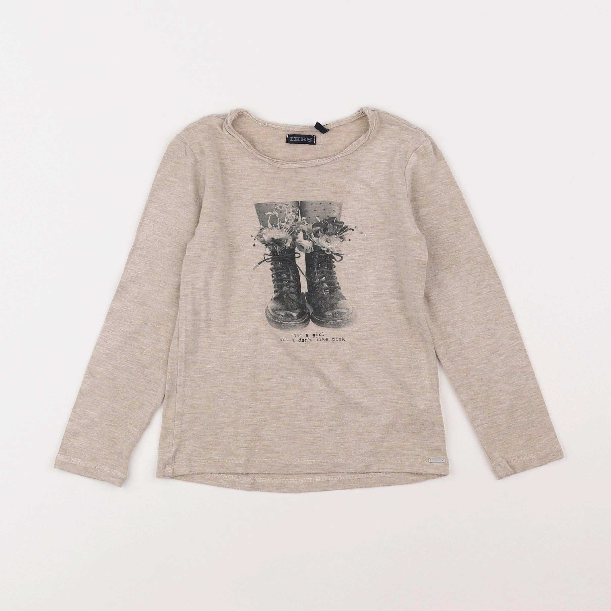 IKKS - tee-shirt marron - 6 ans