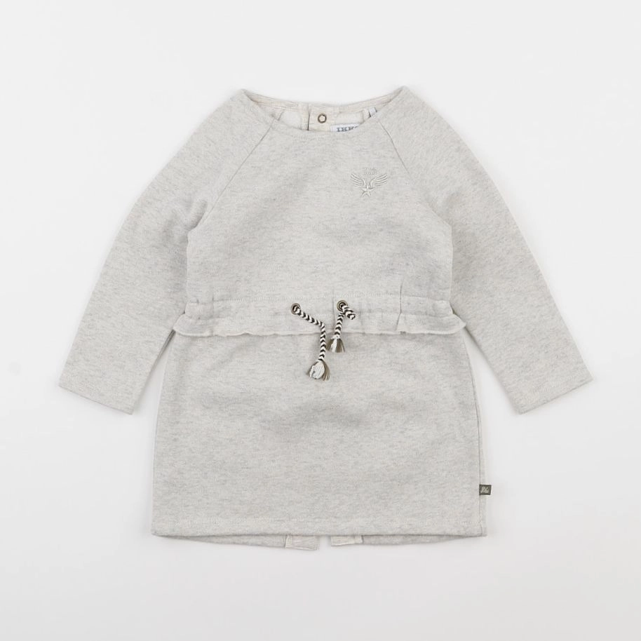 IKKS - robe gris, argent - 18 mois