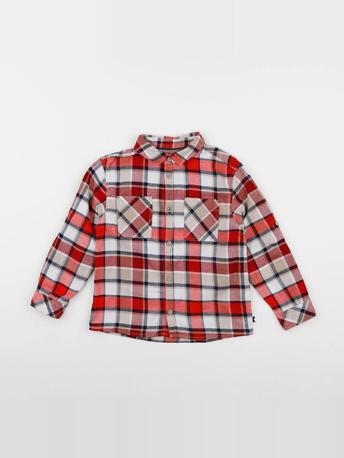 Okaidi - chemise rouge - 5 ans