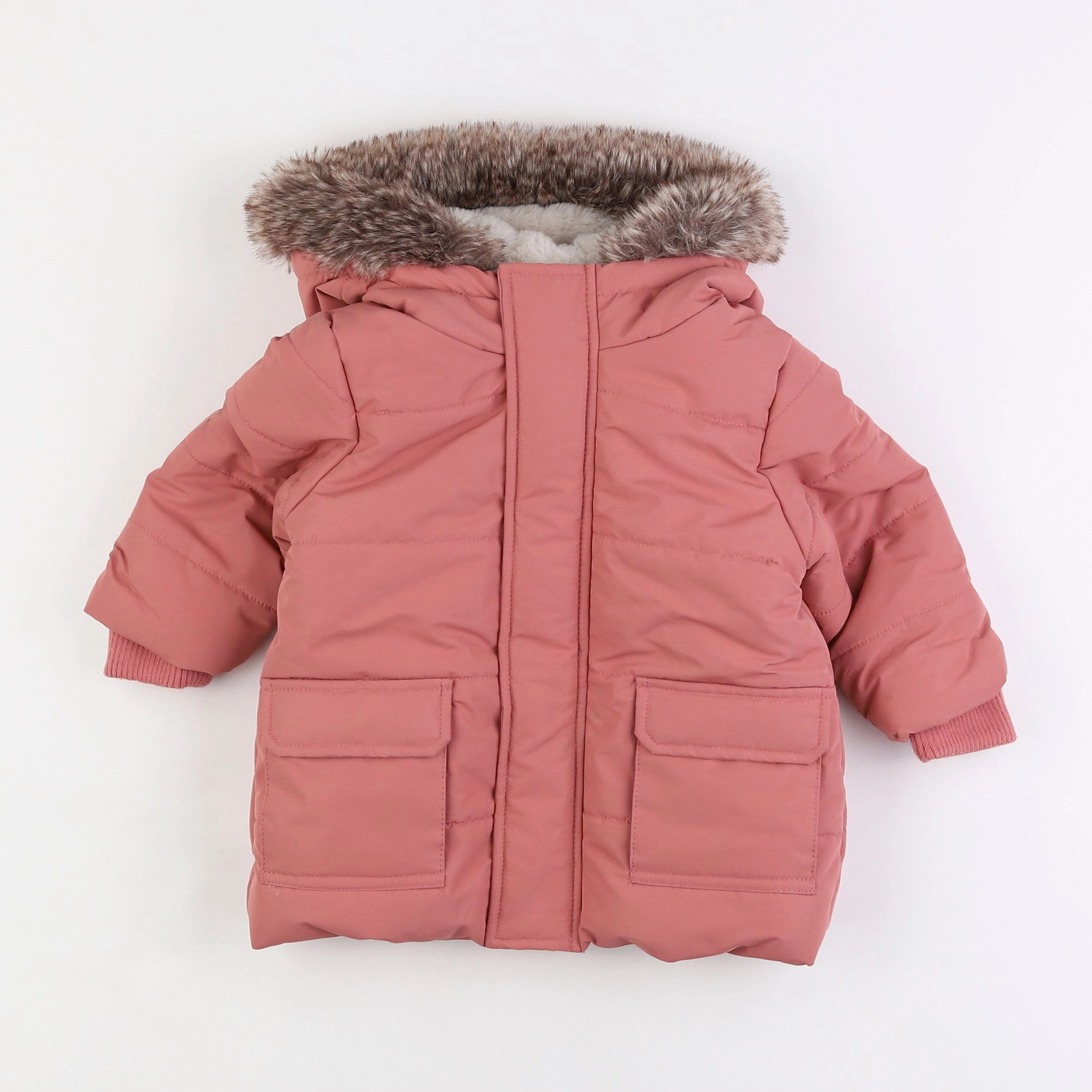 Boutchou - parka rose - 12 mois