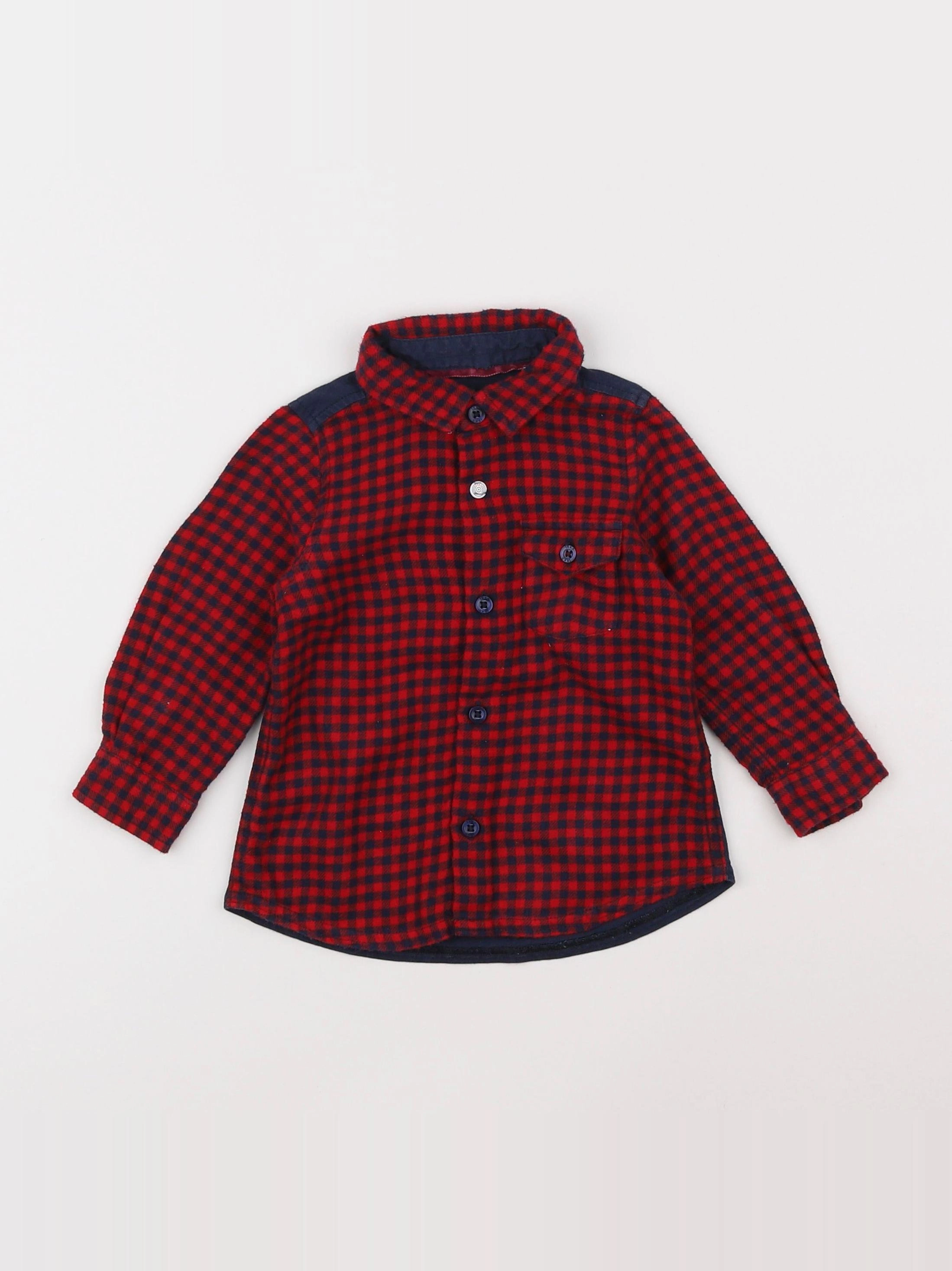 IKKS - chemise rouge - 18 mois