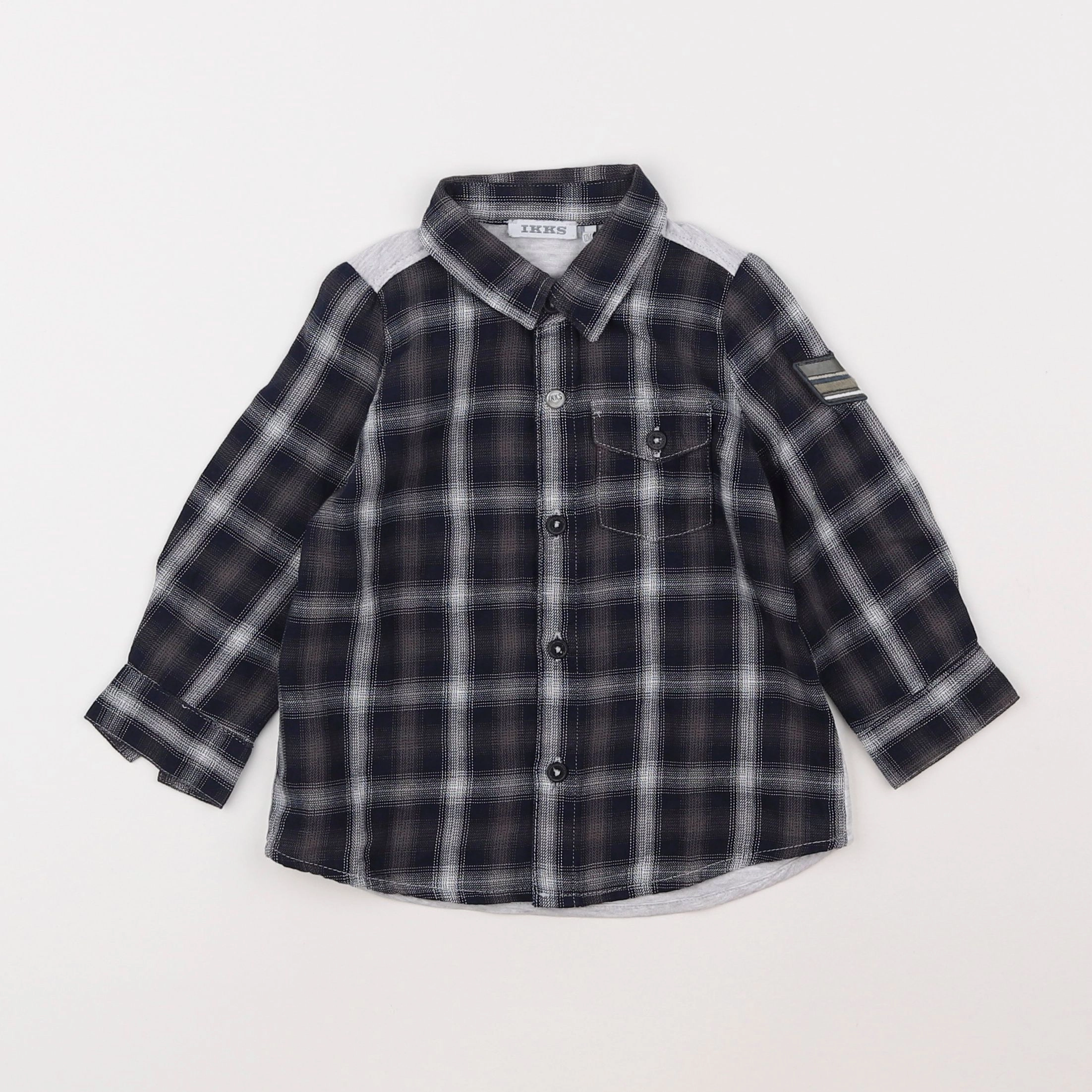 IKKS - chemise gris - 12 mois