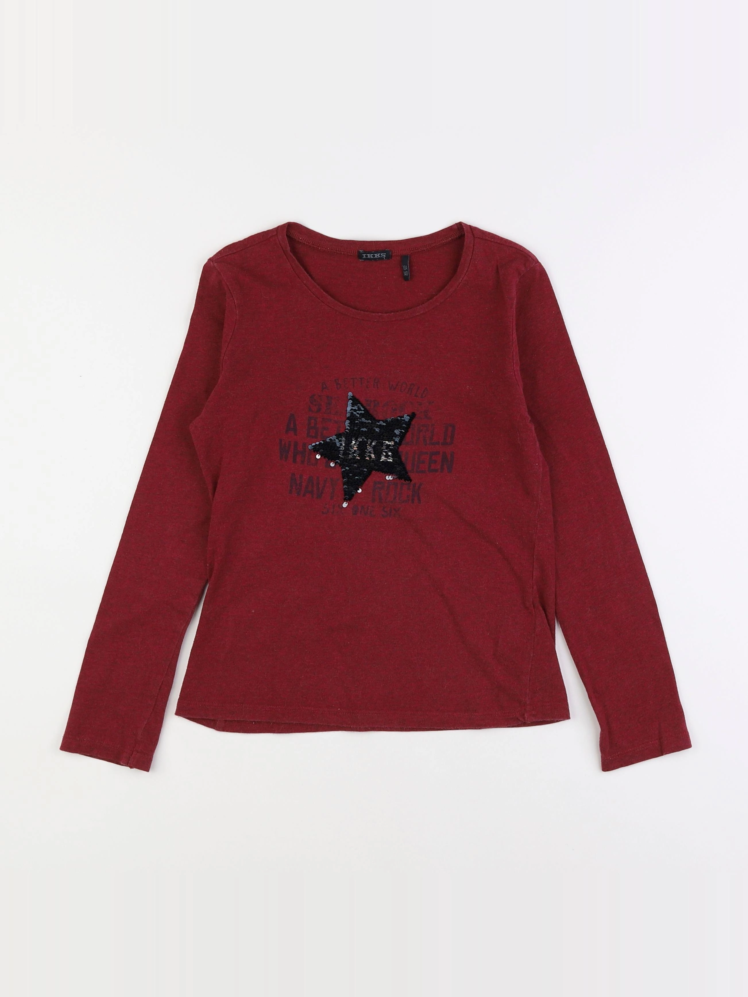 IKKS - tee-shirt rouge - 10 ans