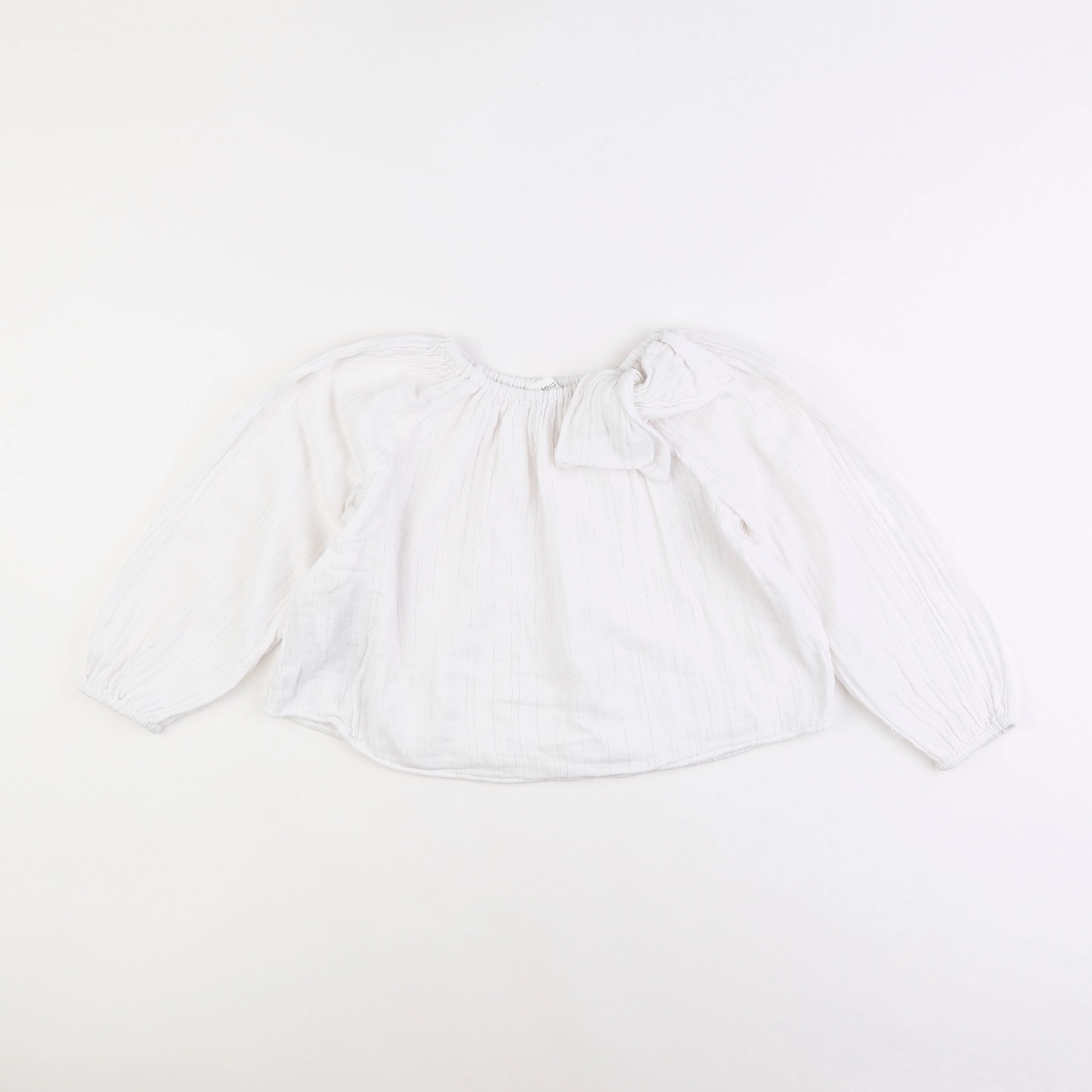 Mango - blouse blanc, or - 6 ans