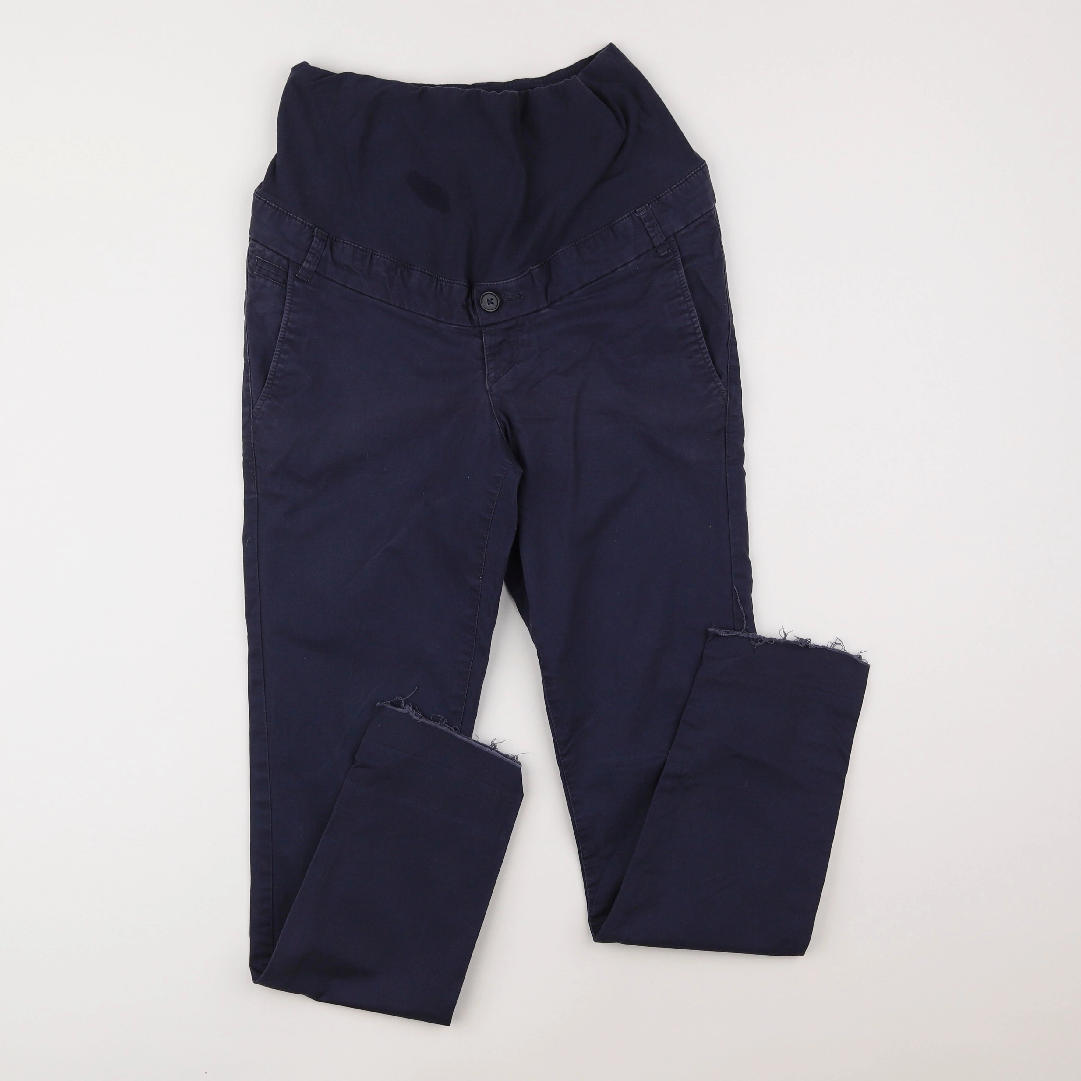 H&M - pantalon grossesse bleu - 34