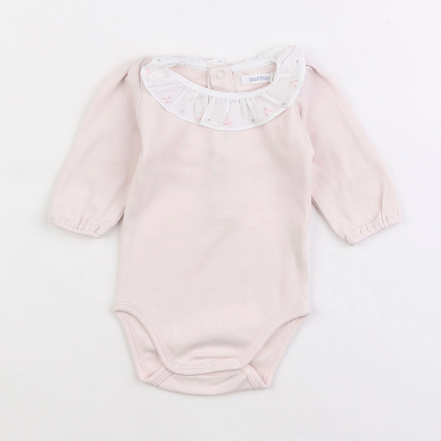 Boutchou - body à col rose - 3 mois