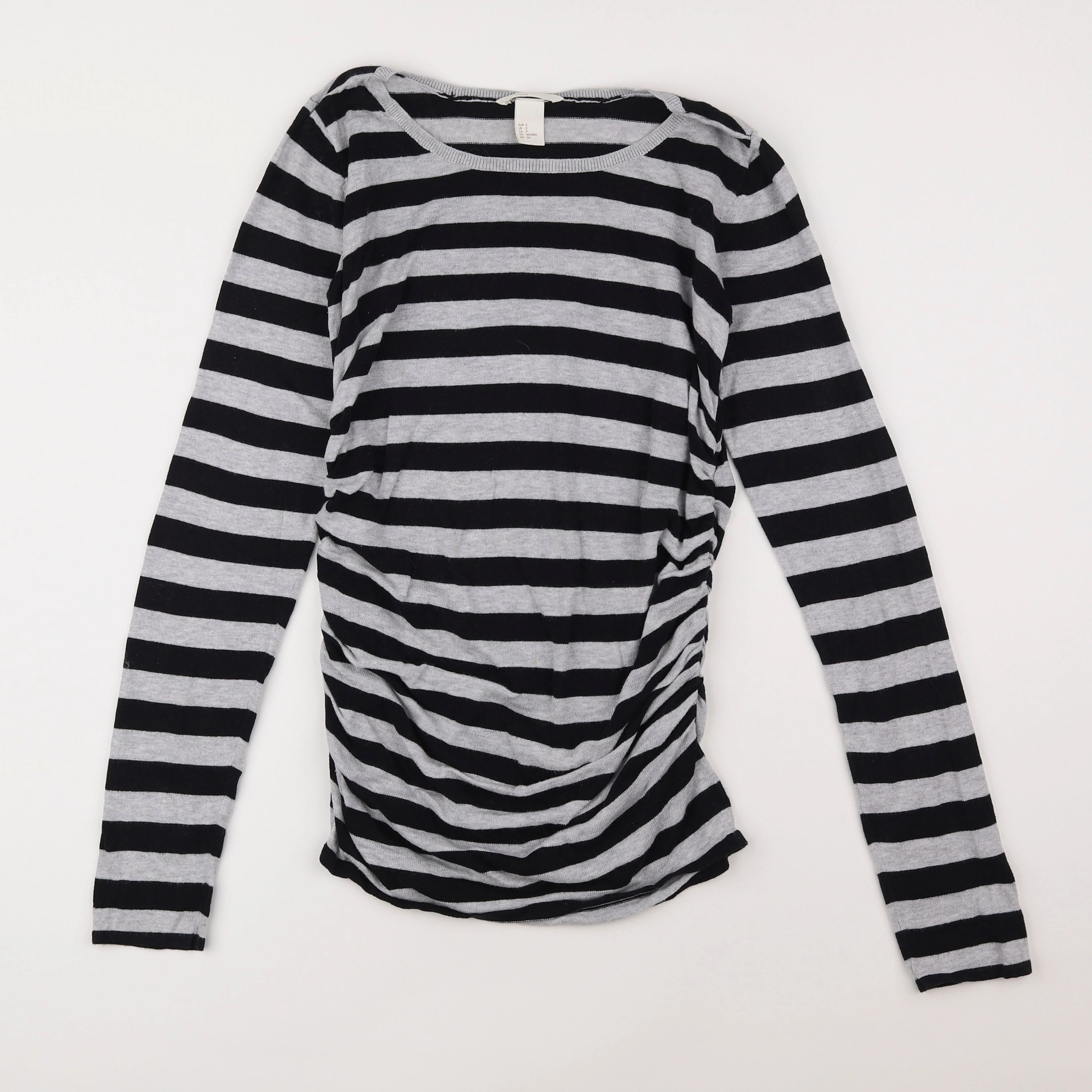 H&M - pull grossesse gris, noir - 36 à 38