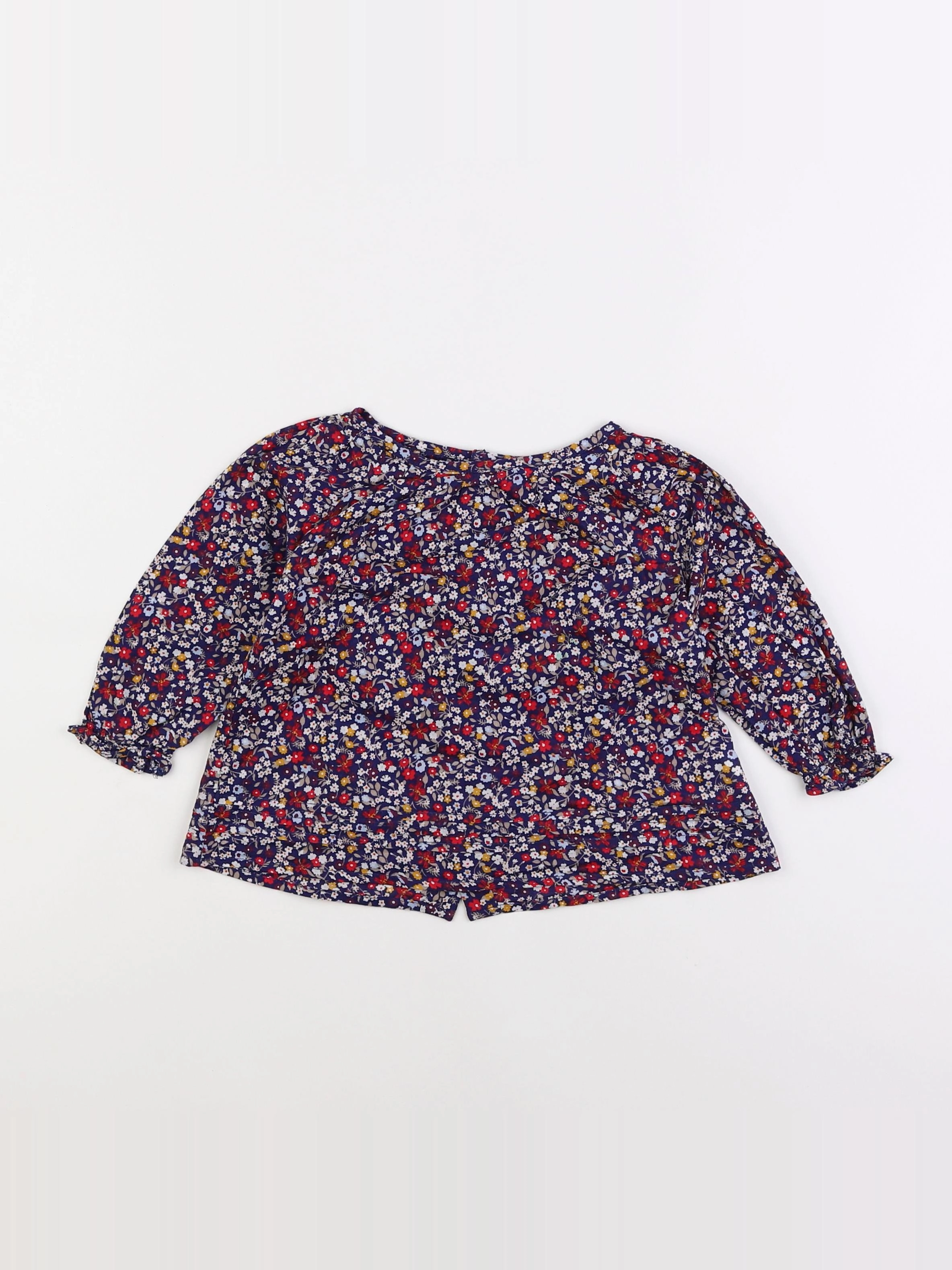 Boutchou - blouse bleu - 18 mois