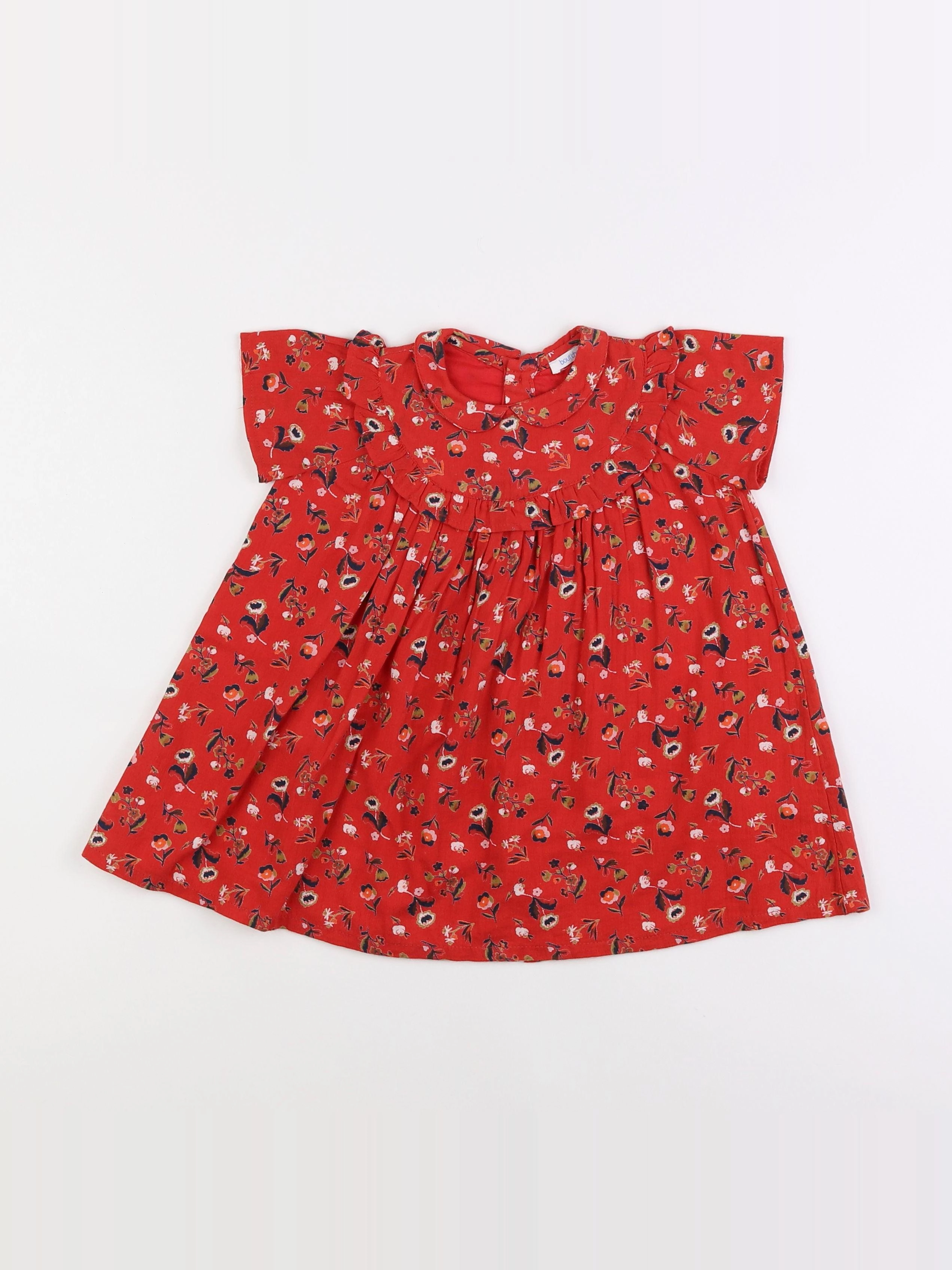 Boutchou - robe rouge - 18 mois