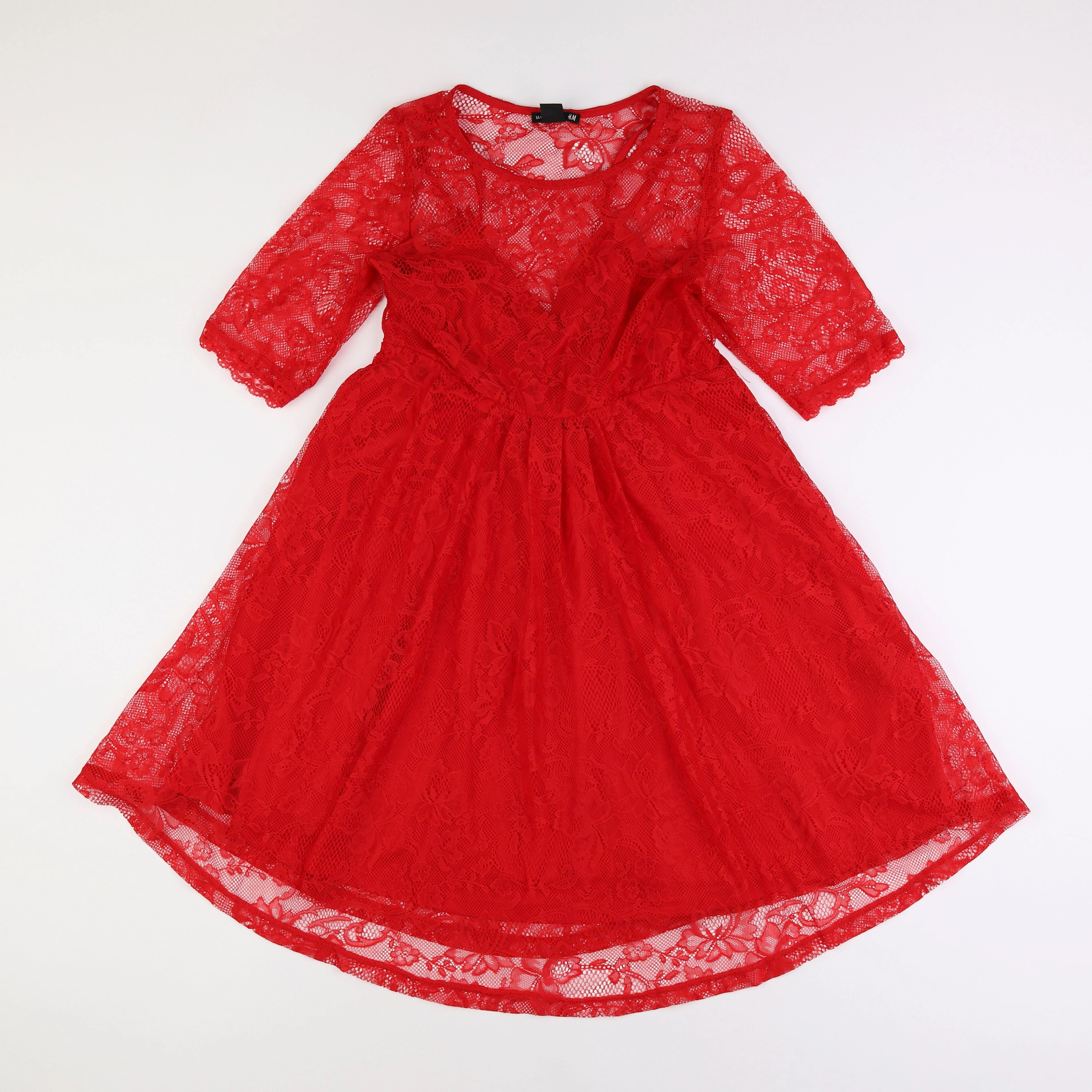 H&M - robe grossesse rouge - 36 à 38