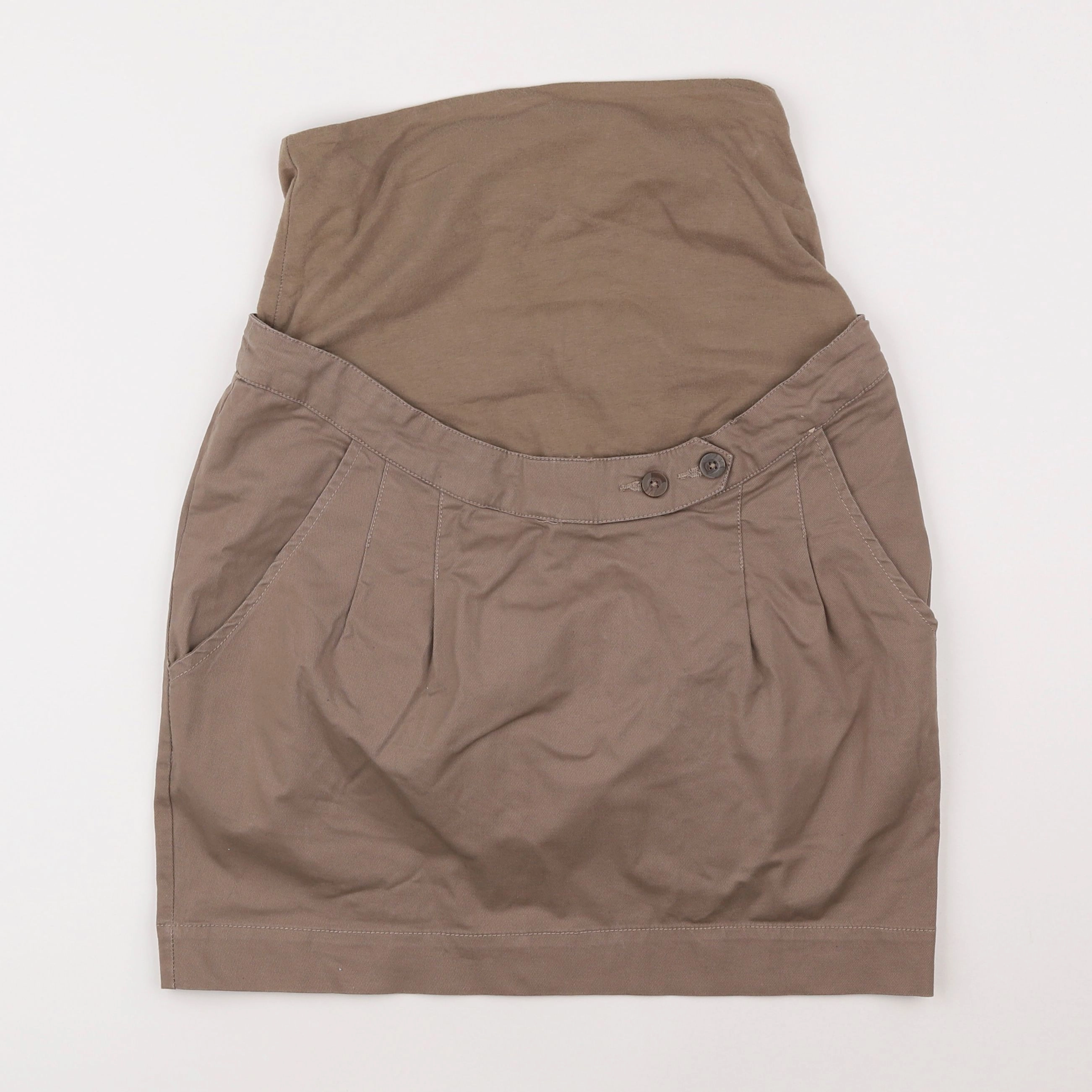 Vertbaudet - jupe grossesse marron - 34