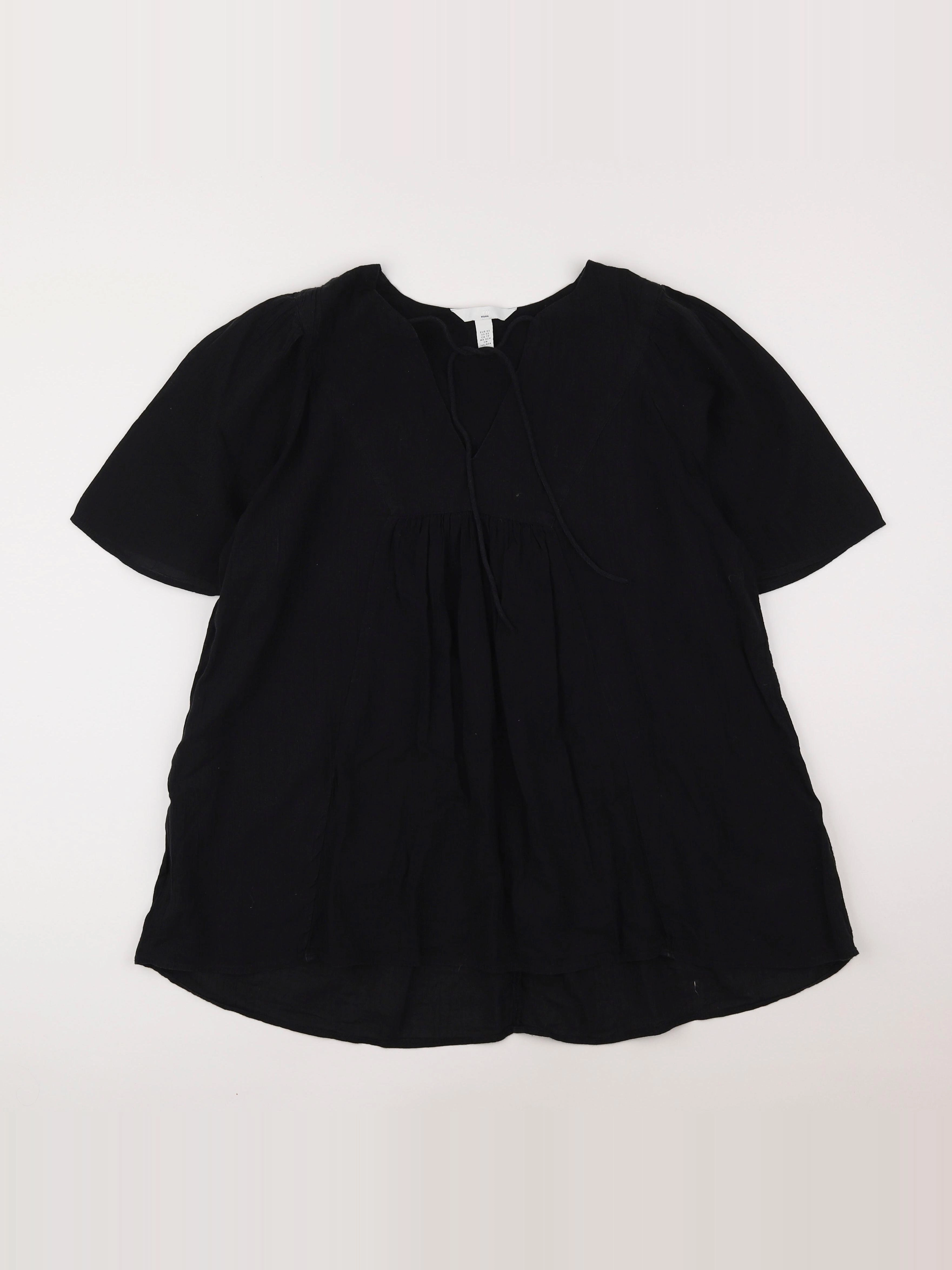 H&M - blouse grossesse noir - 34 à 36