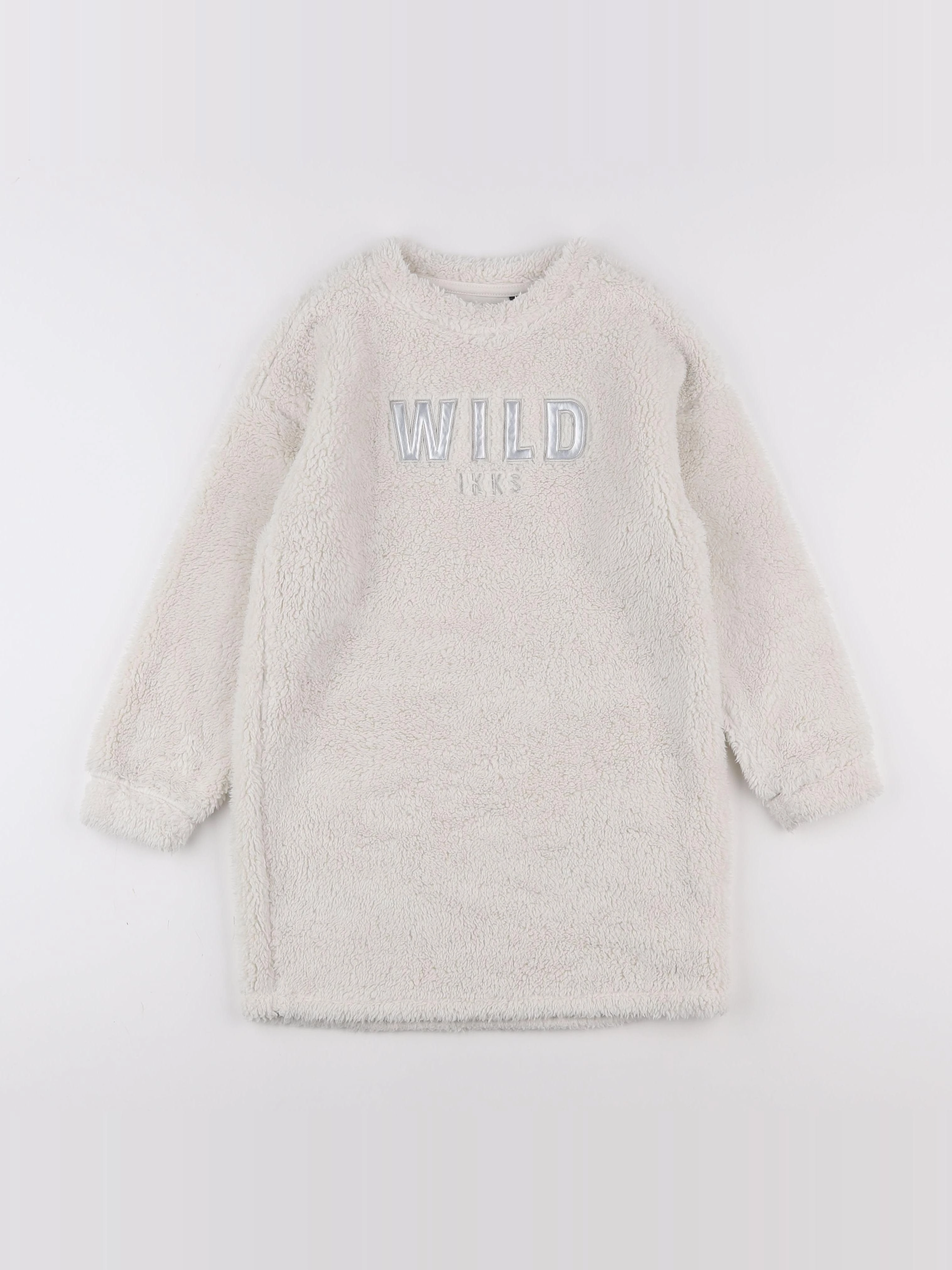 IKKS - robe beige - 8 ans