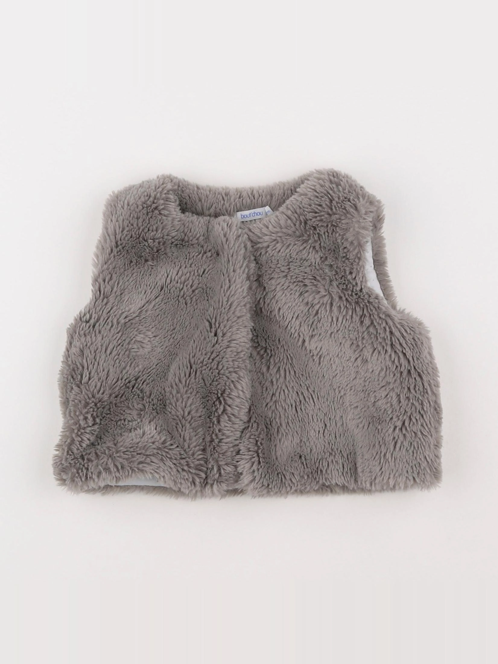 Boutchou - gilet gris - 12 mois