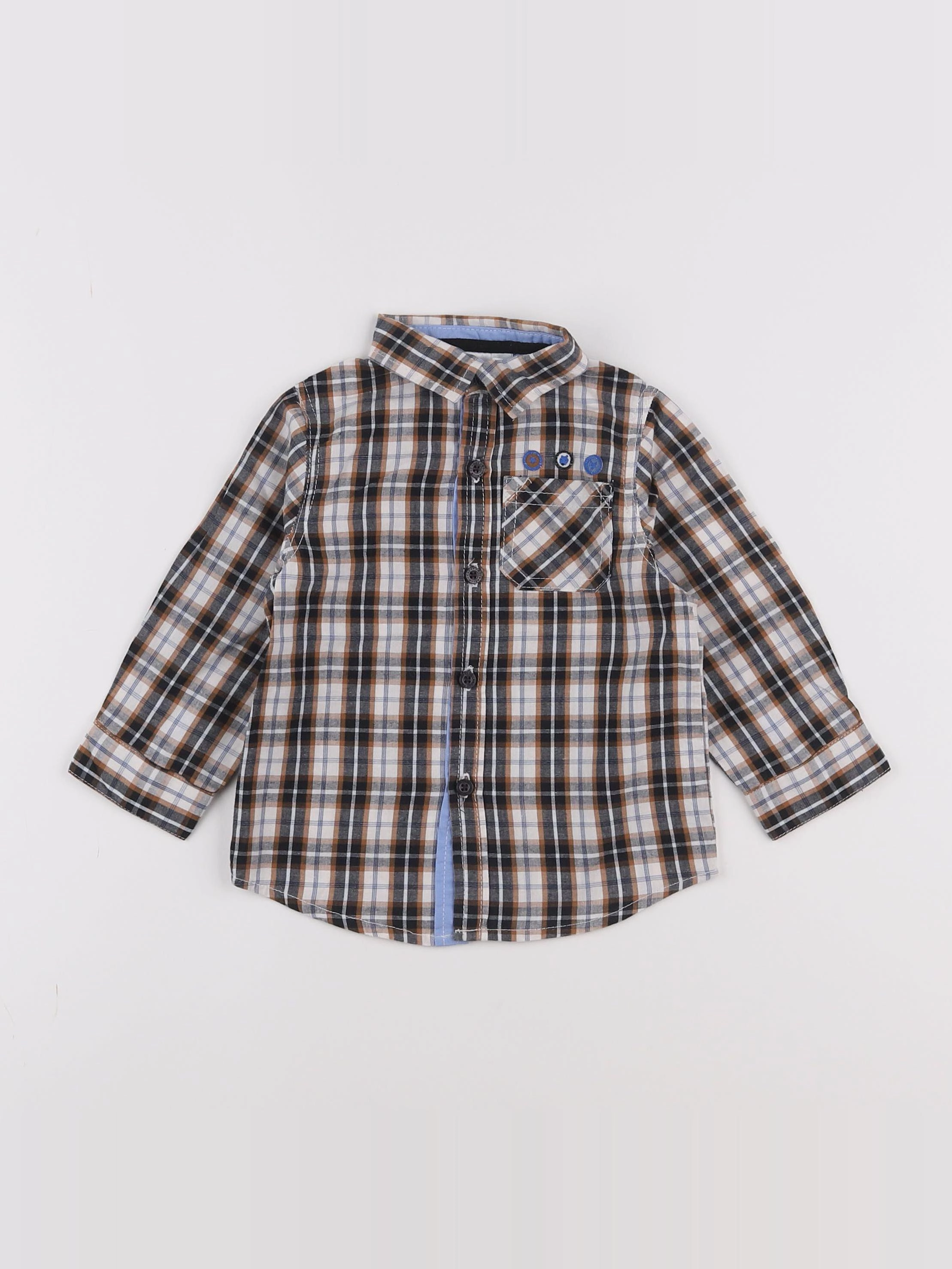 Cadet Rousselle - chemise multicolore - 12 mois
