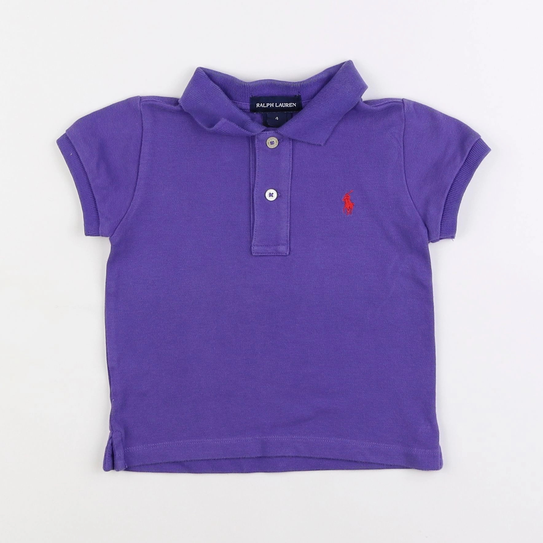 Ralph Lauren - polo violet - 4 ans