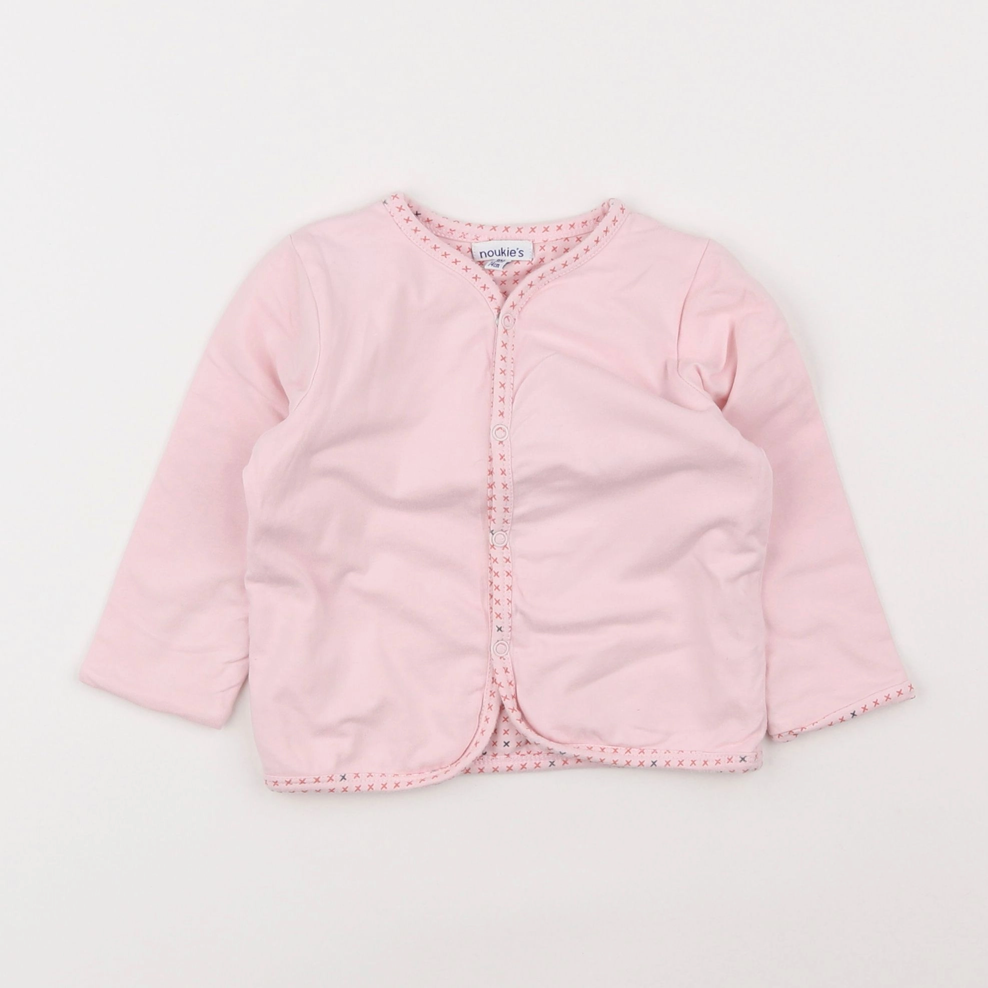 Noukie's - gilet rose - 9 mois