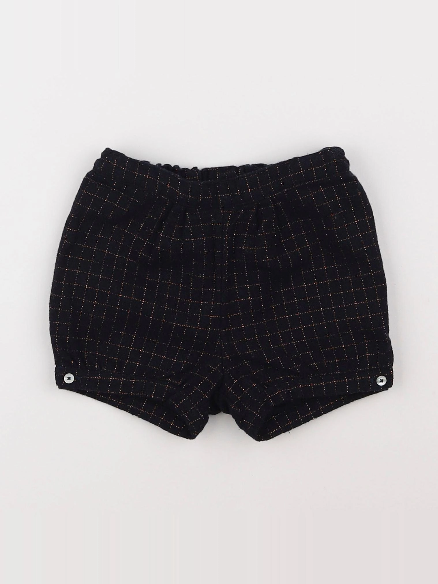 Natalys - short bleu, bronze - 18 mois