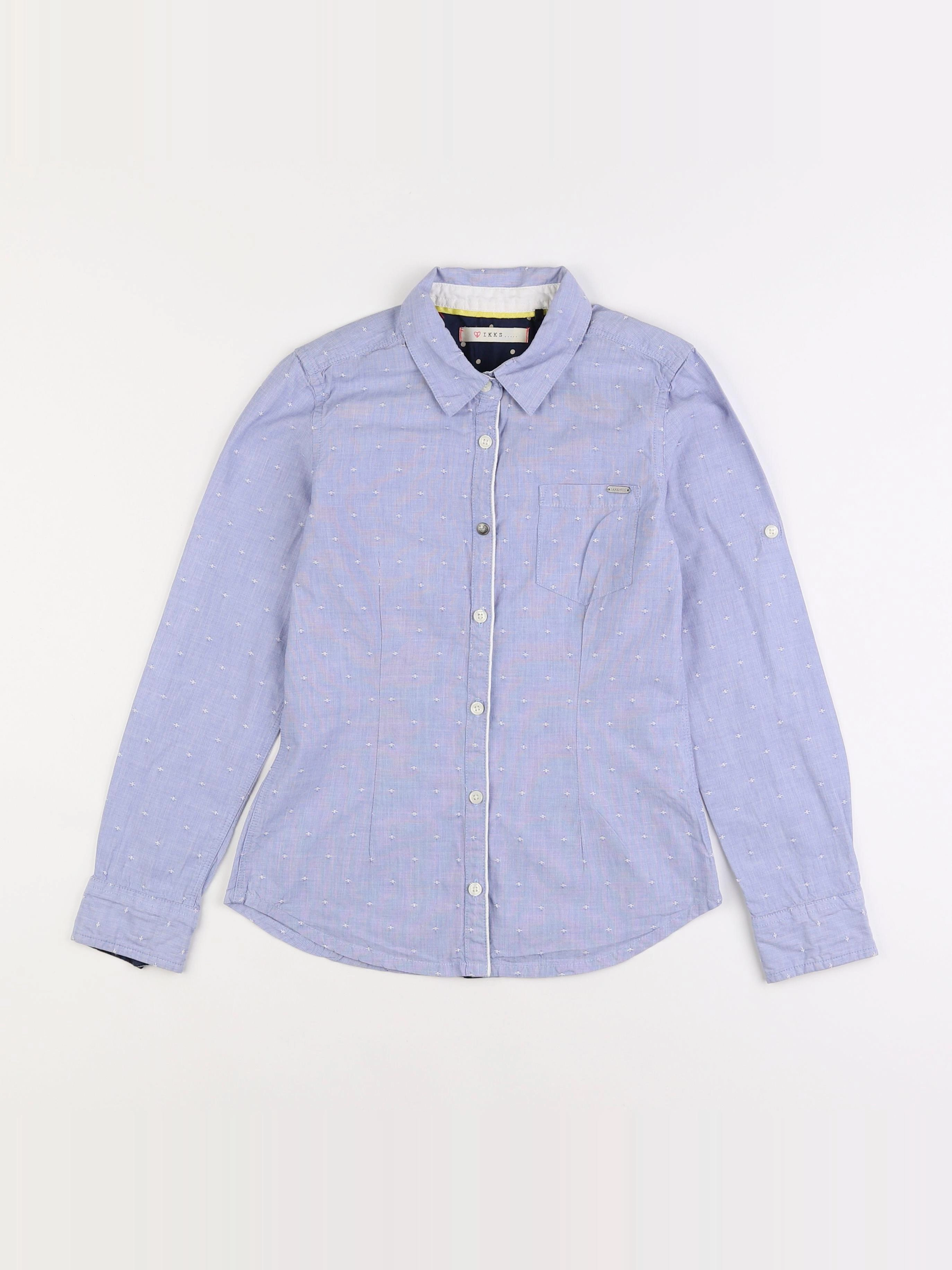 IKKS - chemise bleu - 10 ans