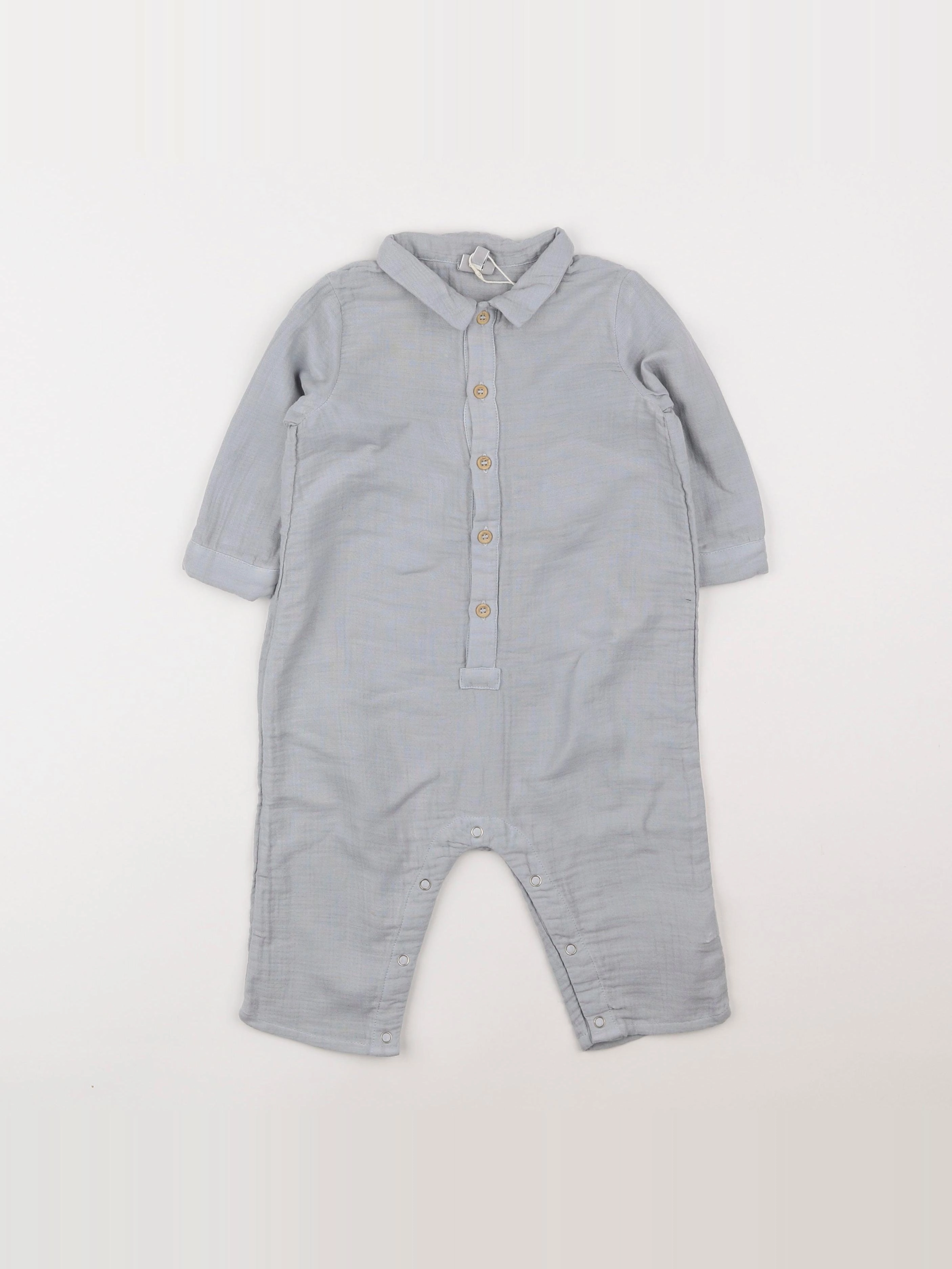 Bonton - combinaison bleu - 12 mois