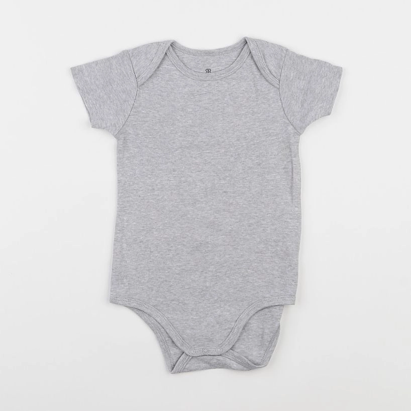 La Redoute - body gris - 2 ans