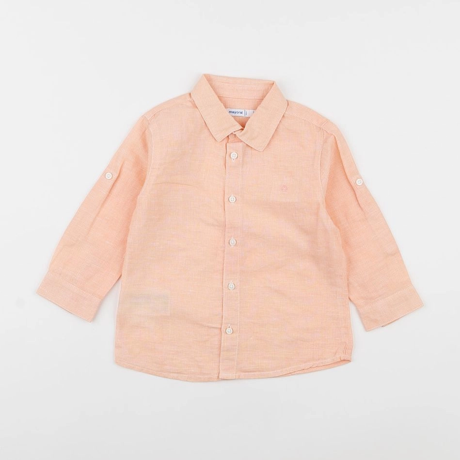 Mayoral - chemise orange - 2 ans