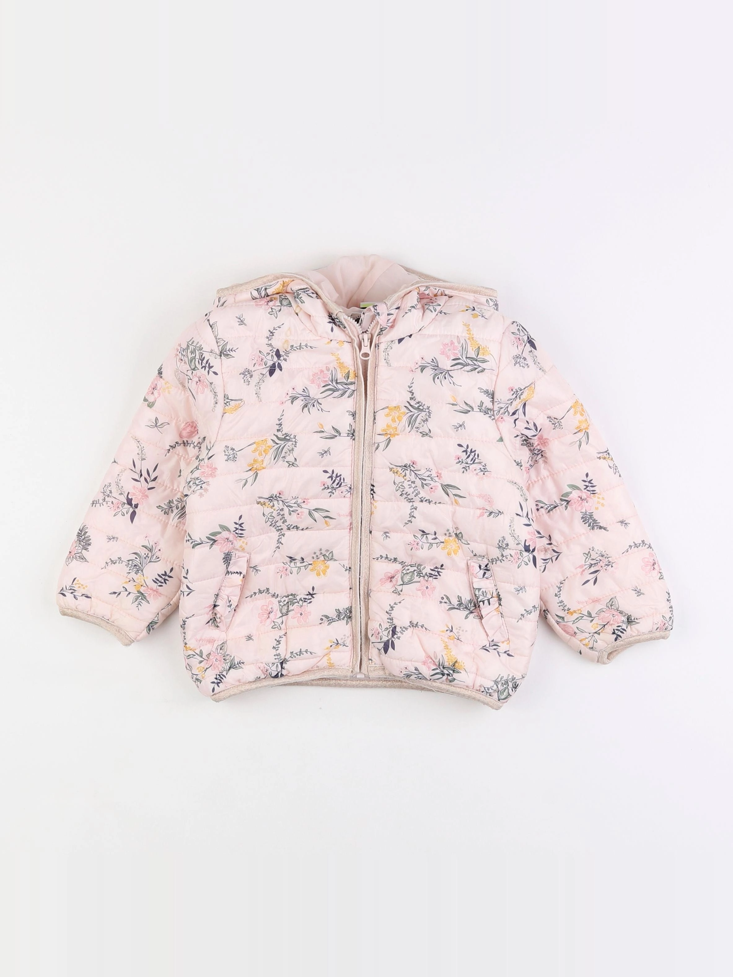Tape à l'oeil - doudoune rose - 2 ans