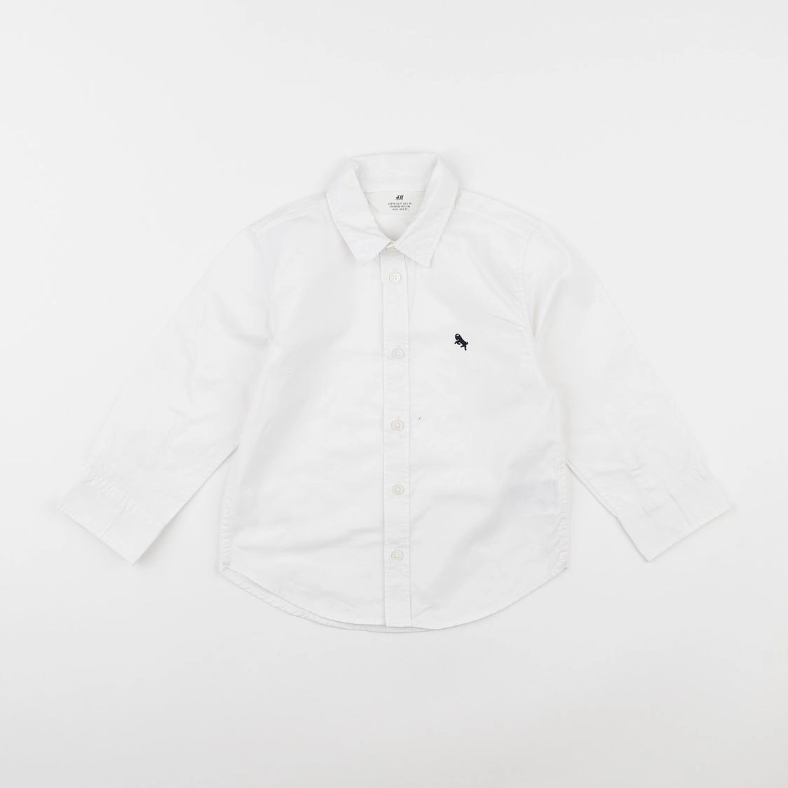 H&M - chemise blanc - 2/3 ans