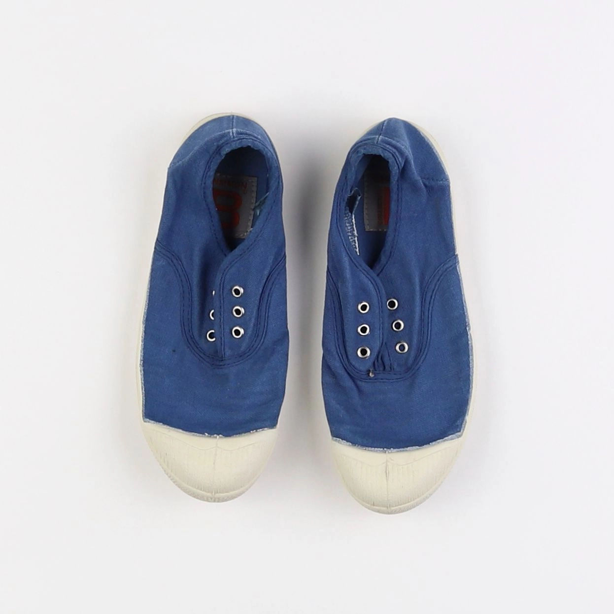 Bensimon - tennis élastiqué bleu - pointure 32