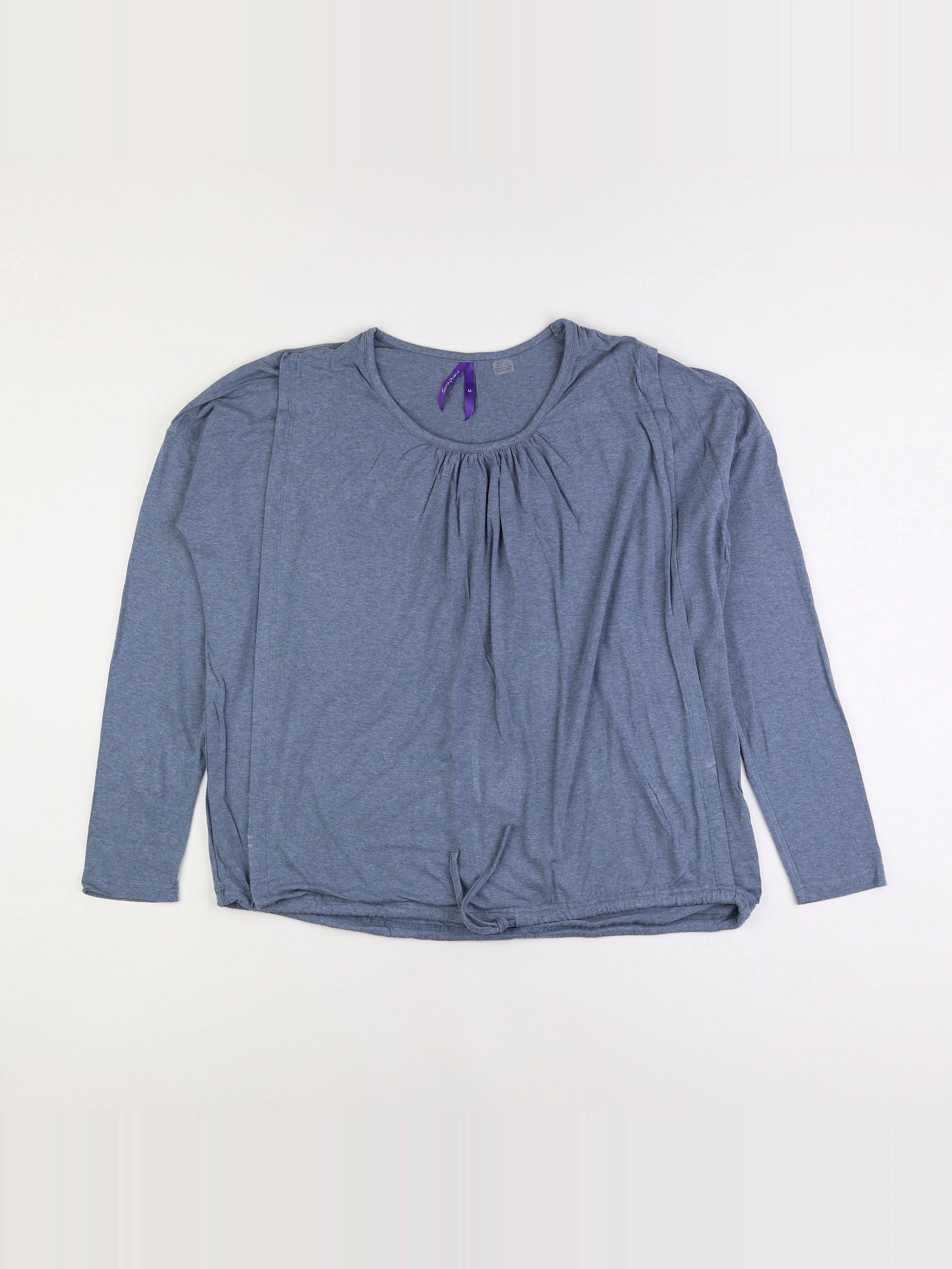 Seraphine - tee-shirt grossesse bleu - 38 à 40