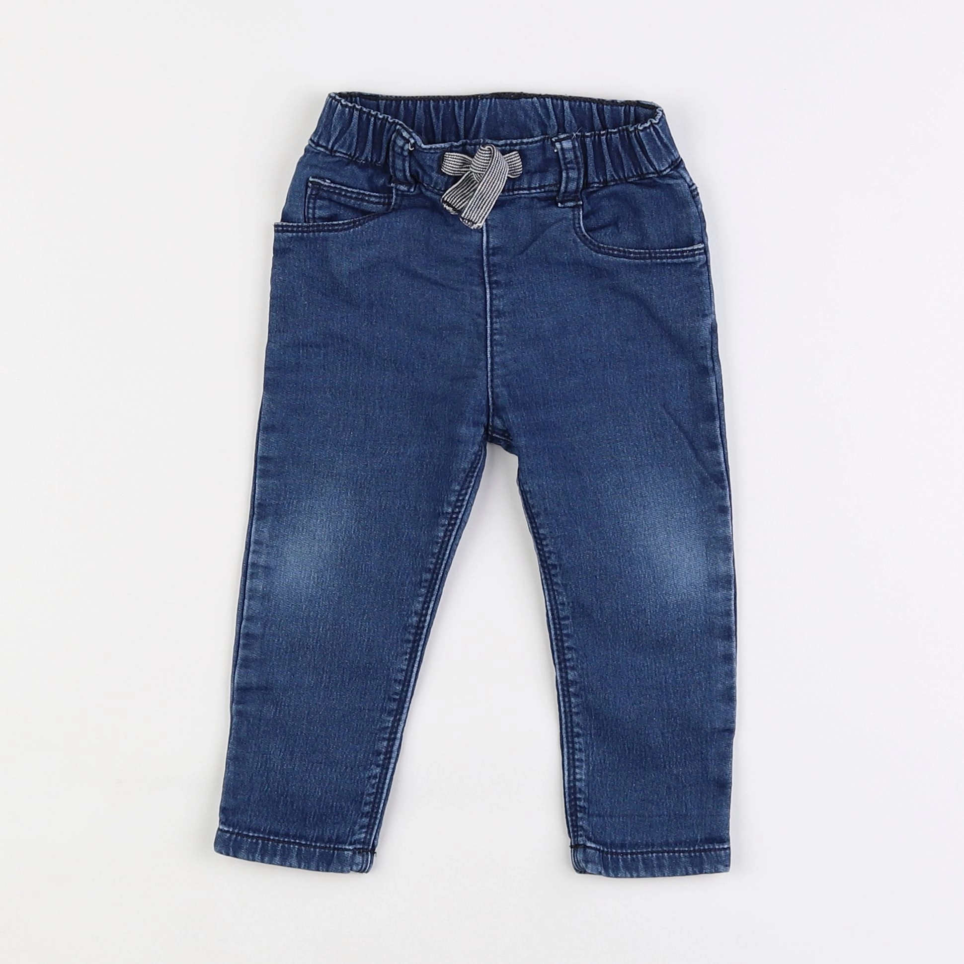 Petit Bateau - jean bleu - 12 mois