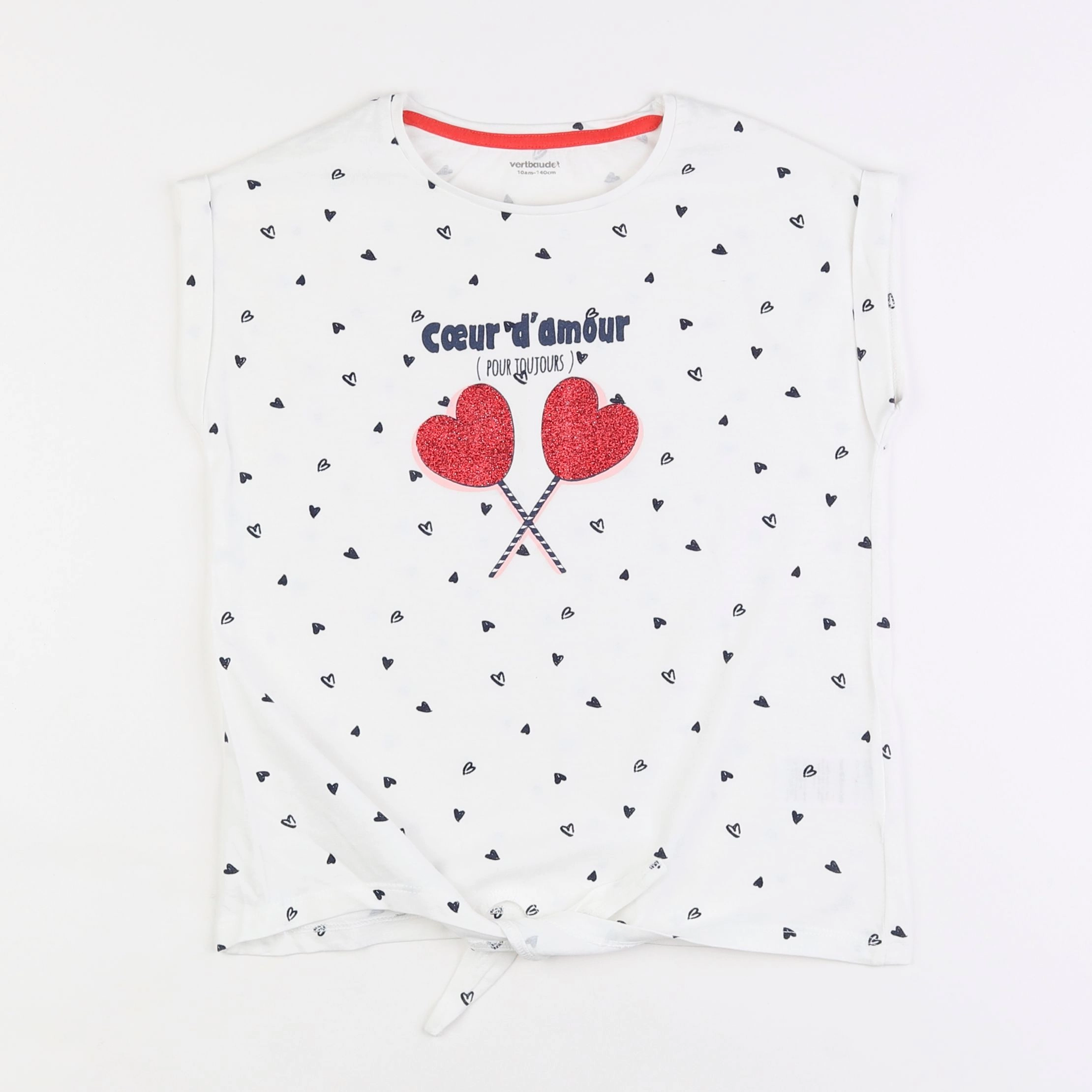 Vertbaudet - tee-shirt multicolore - 10 ans