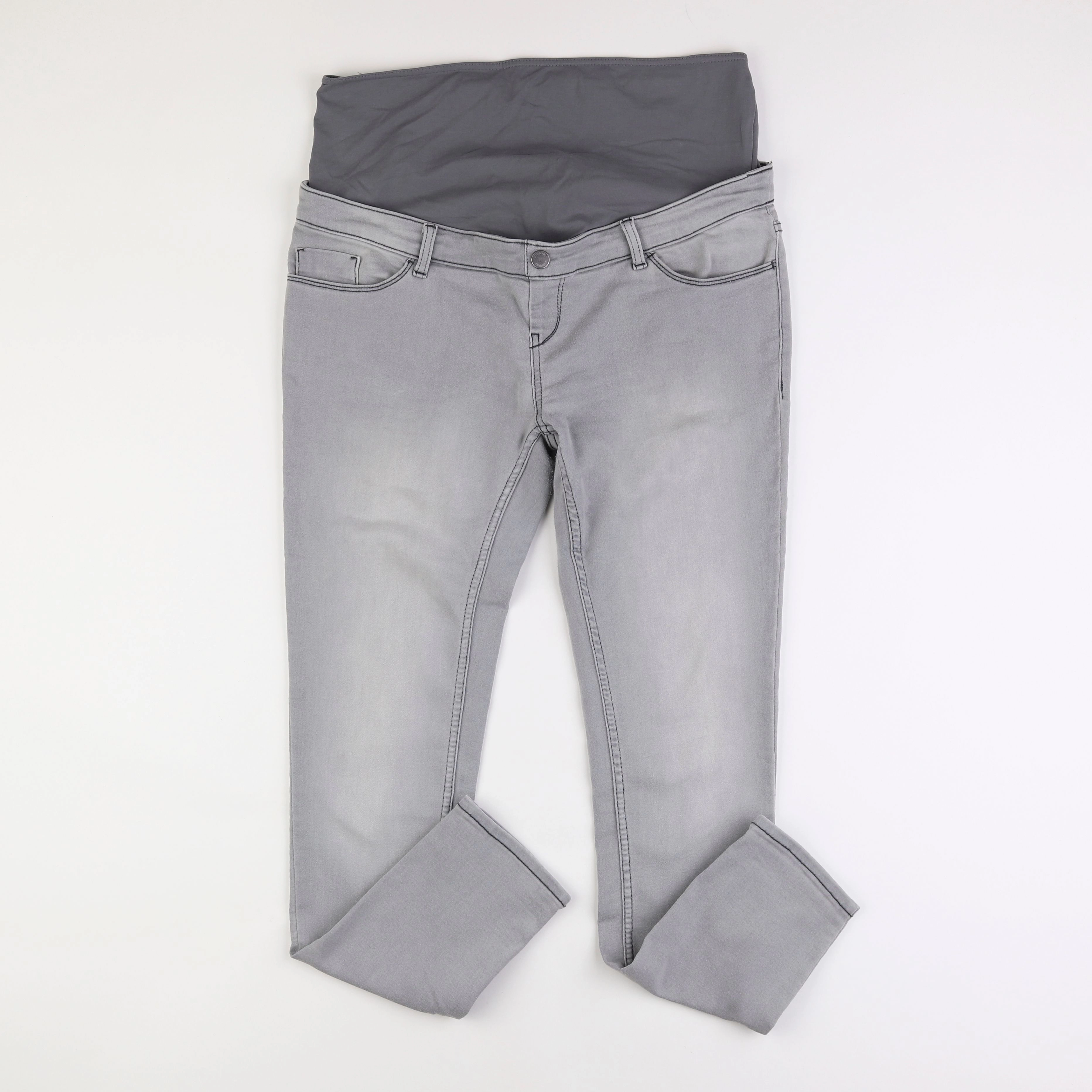 Kiabi - jean grossesse gris - 42