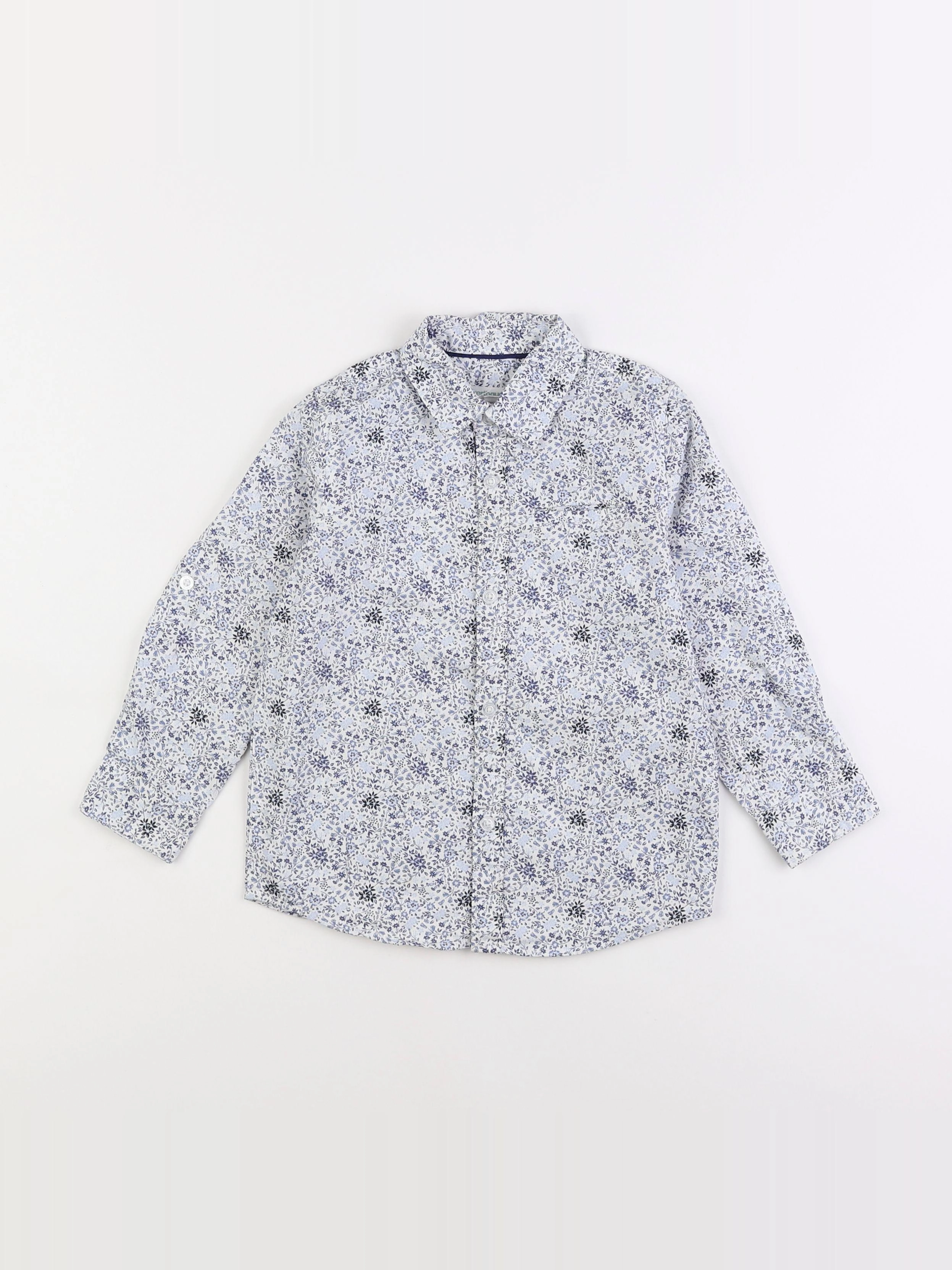 Vertbaudet - chemise bleu - 4 ans