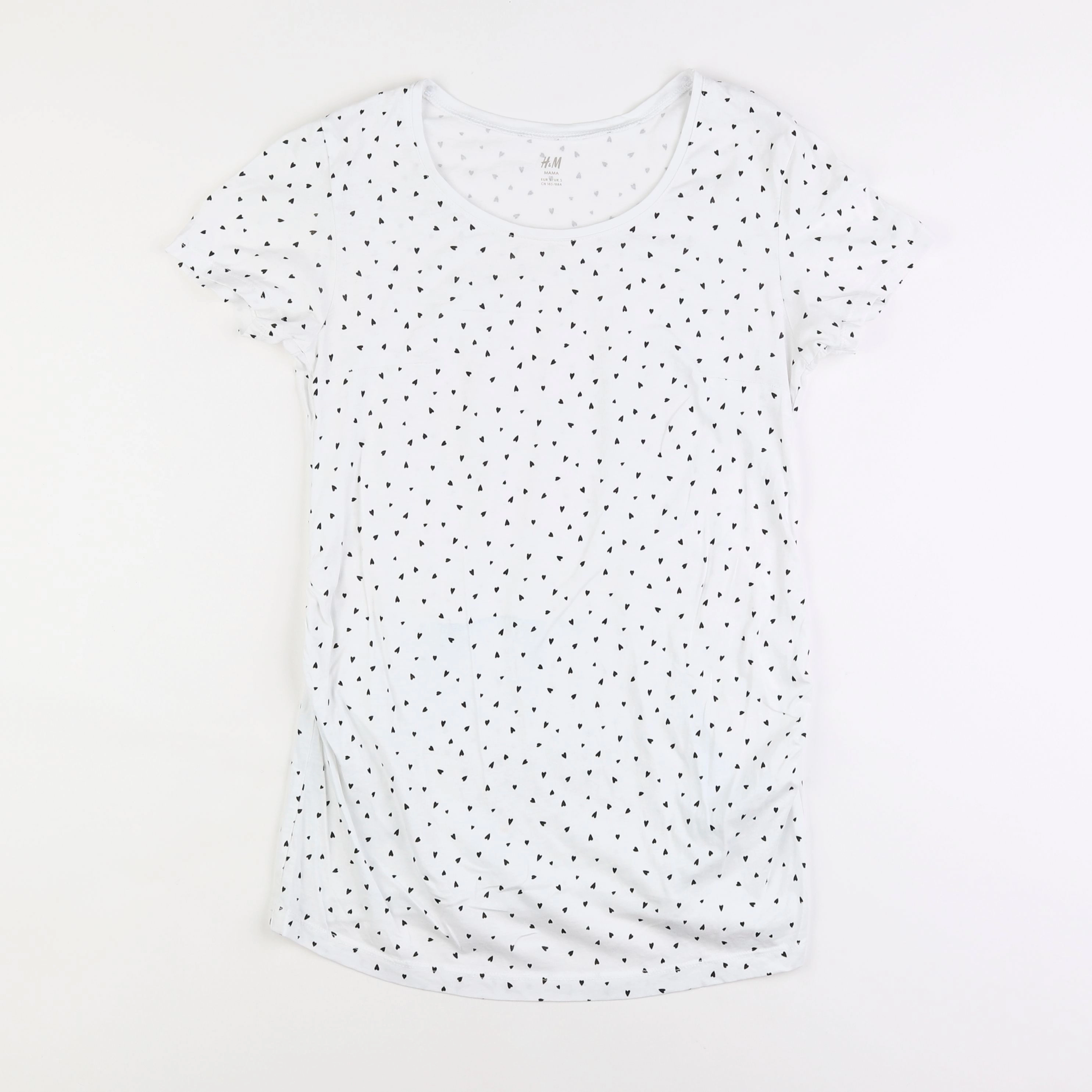 H&M - tee-shirt grossesse blanc - 36 à 38