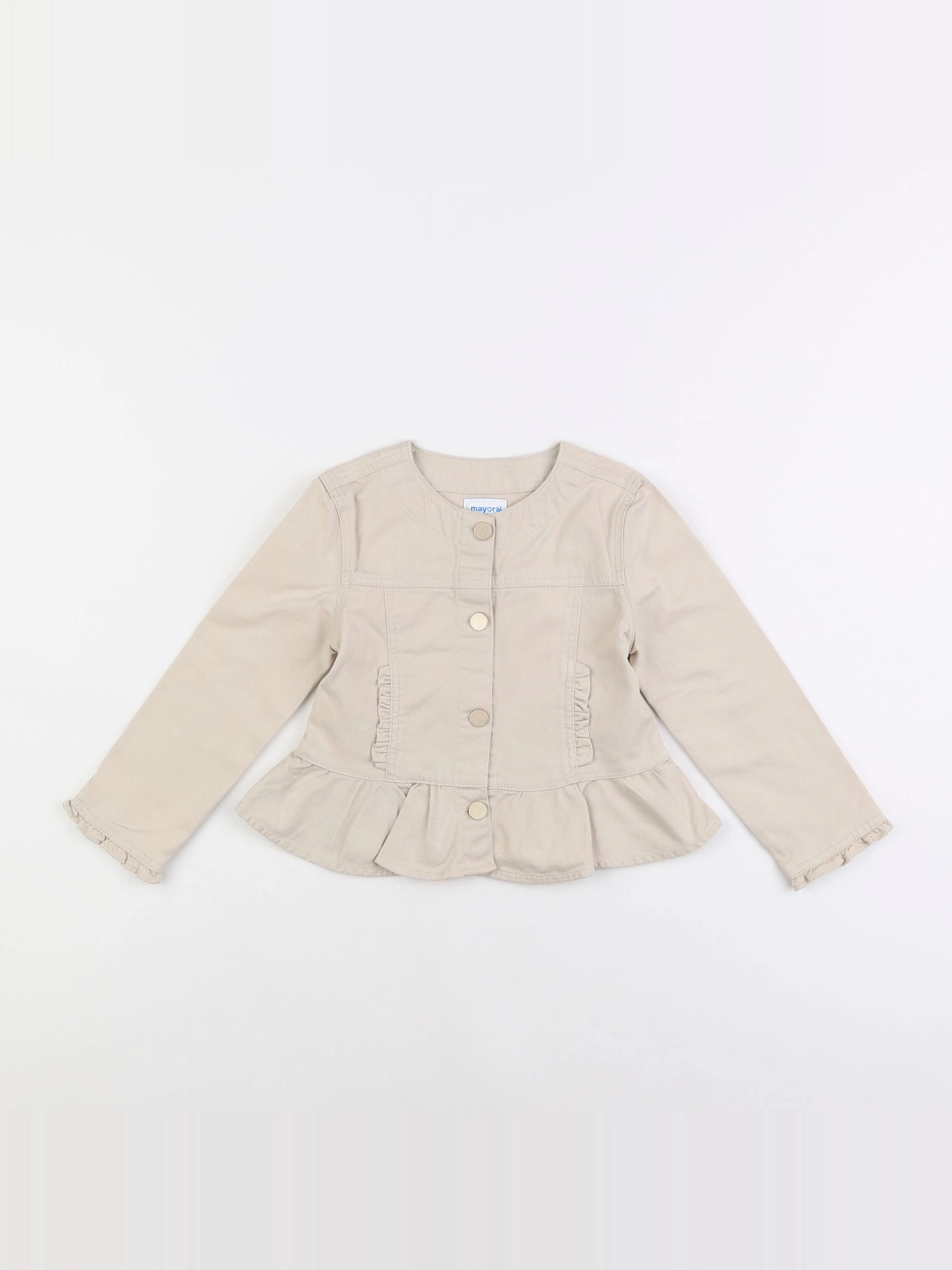 Mayoral - veste beige - 4 ans
