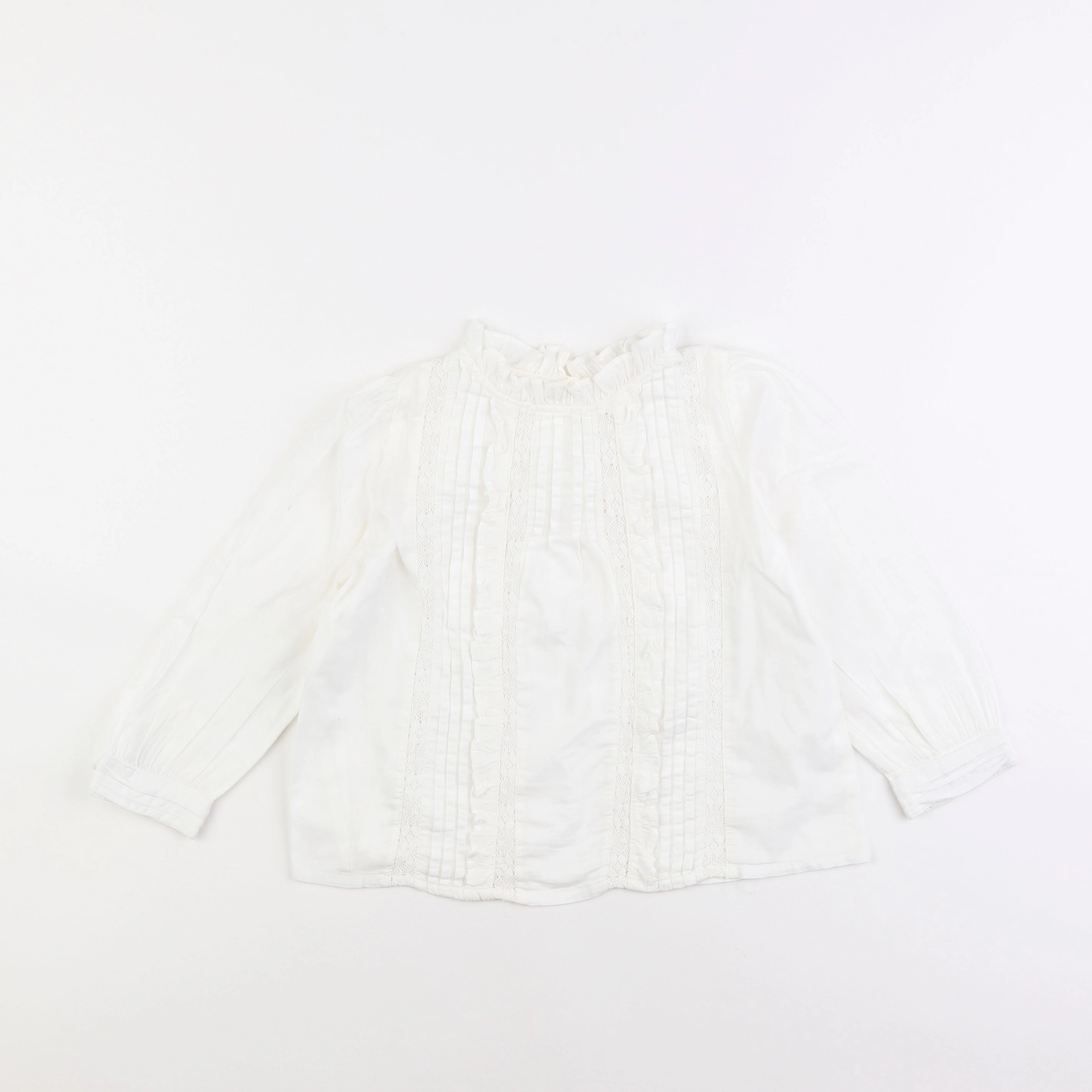 Monoprix - blouse blanc - 4 ans