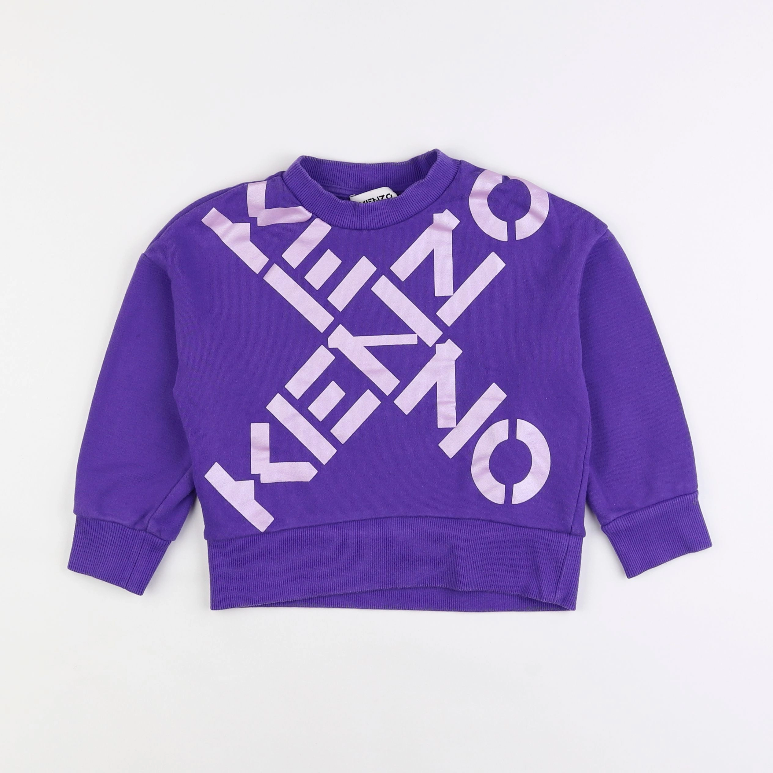 Kenzo - sweat violet - 6 ans