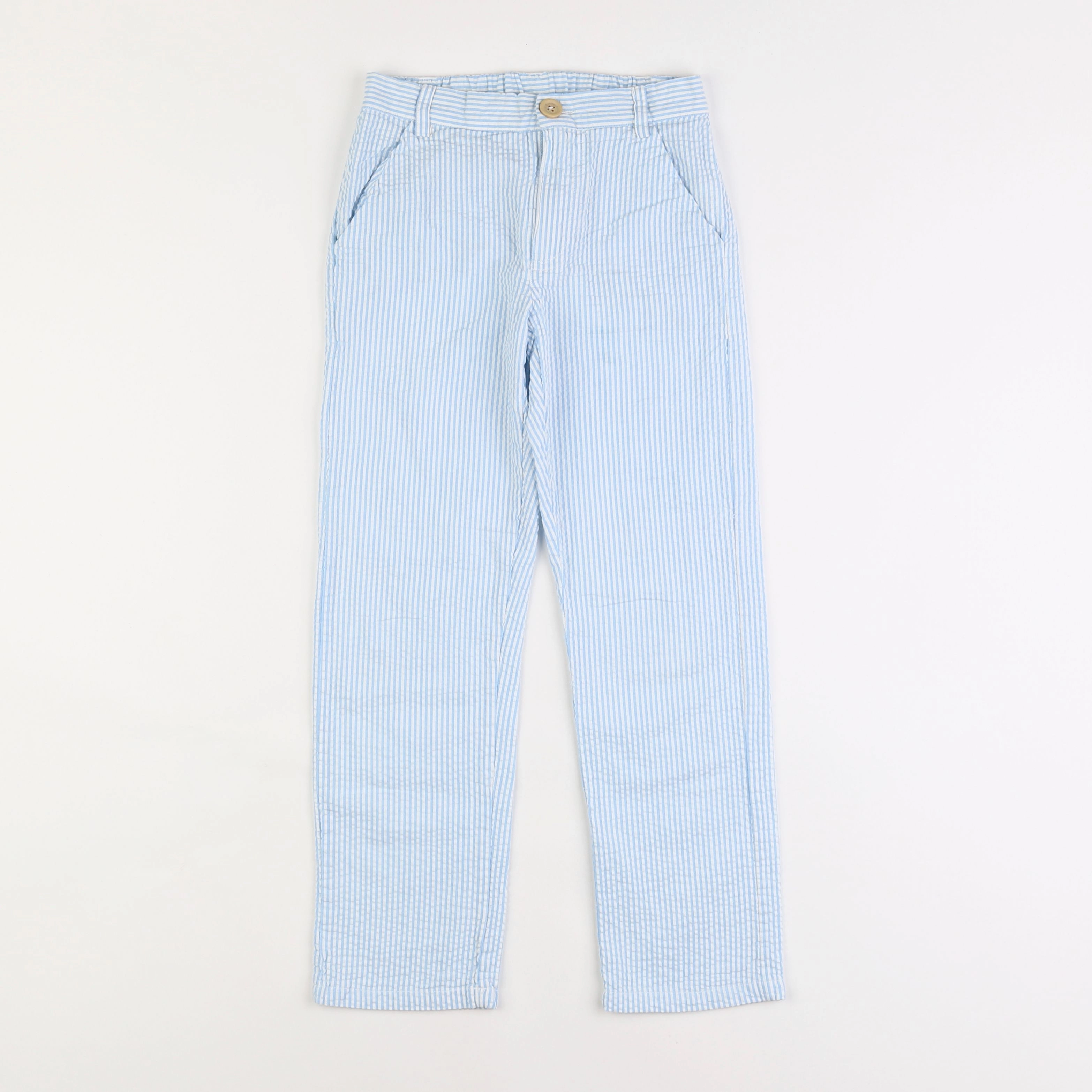 Bonton - pantalon bleu - 8 ans