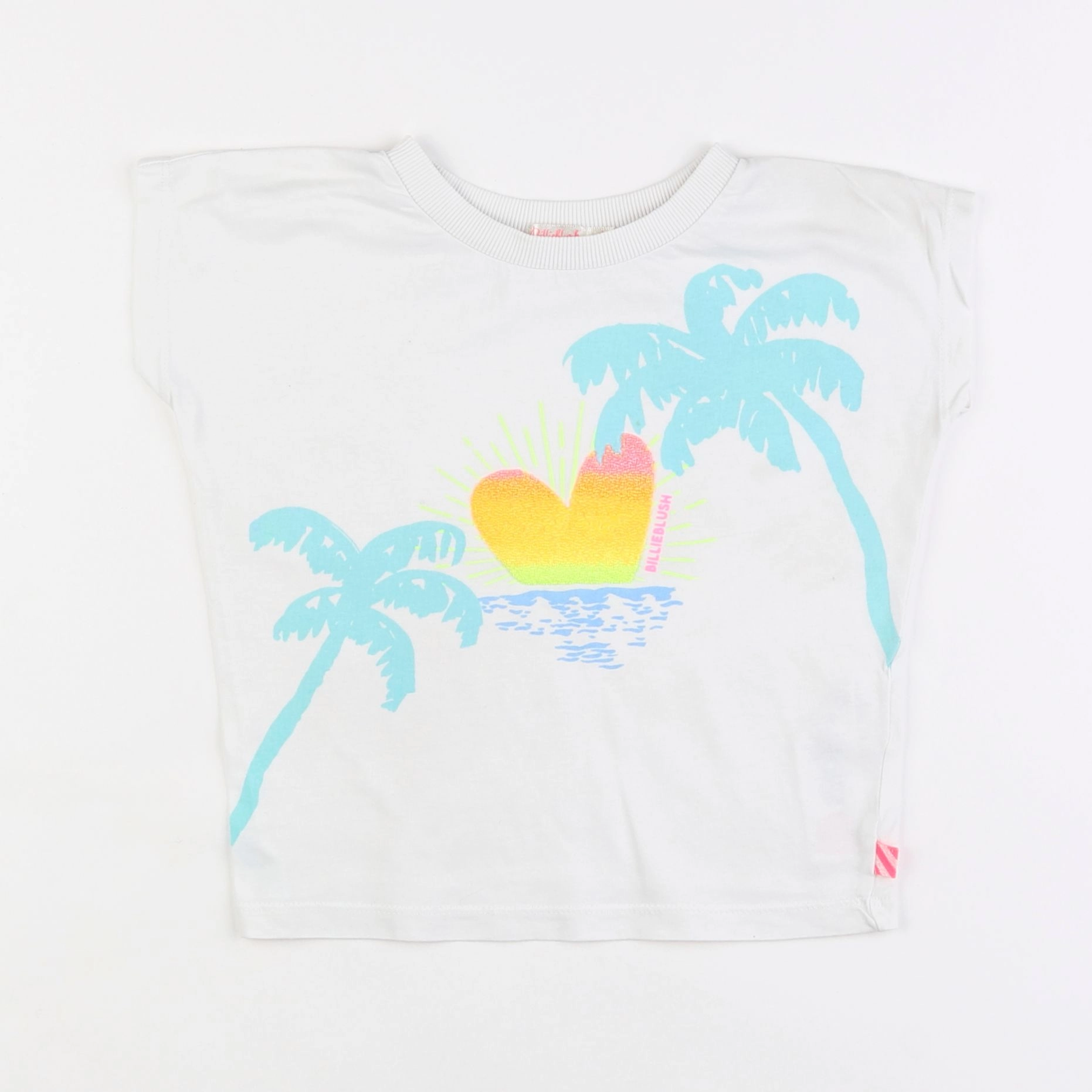 Billie Blush - tee-shirt blanc - 4 ans