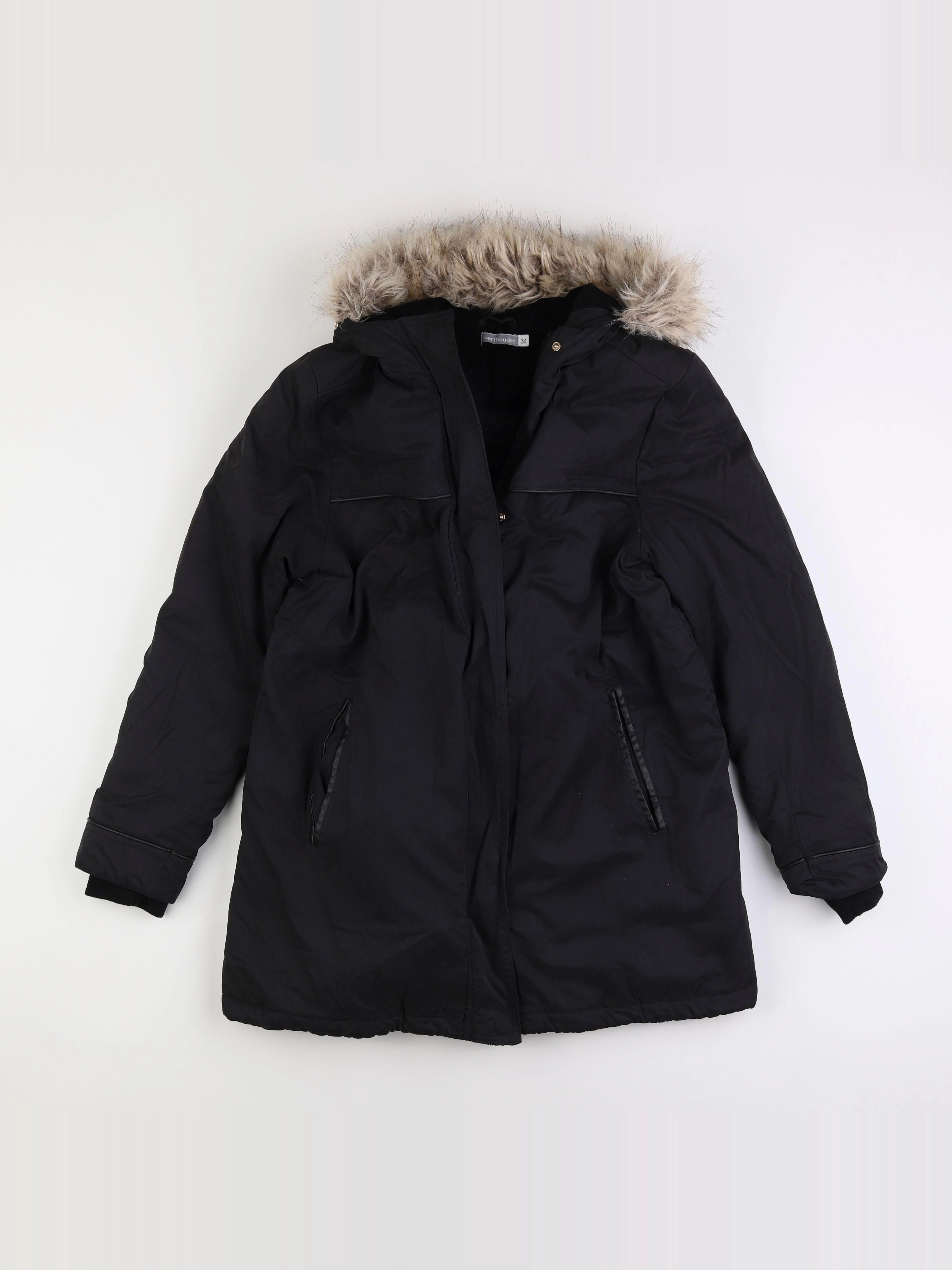 Vertbaudet - manteau grossesse noir - 34