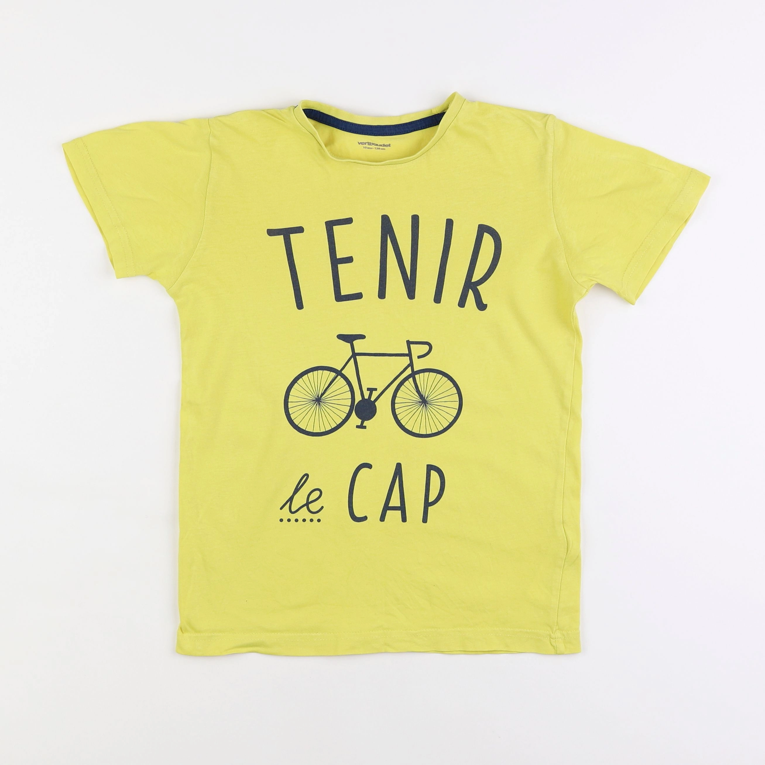 Vertbaudet - tee-shirt jaune - 10 ans