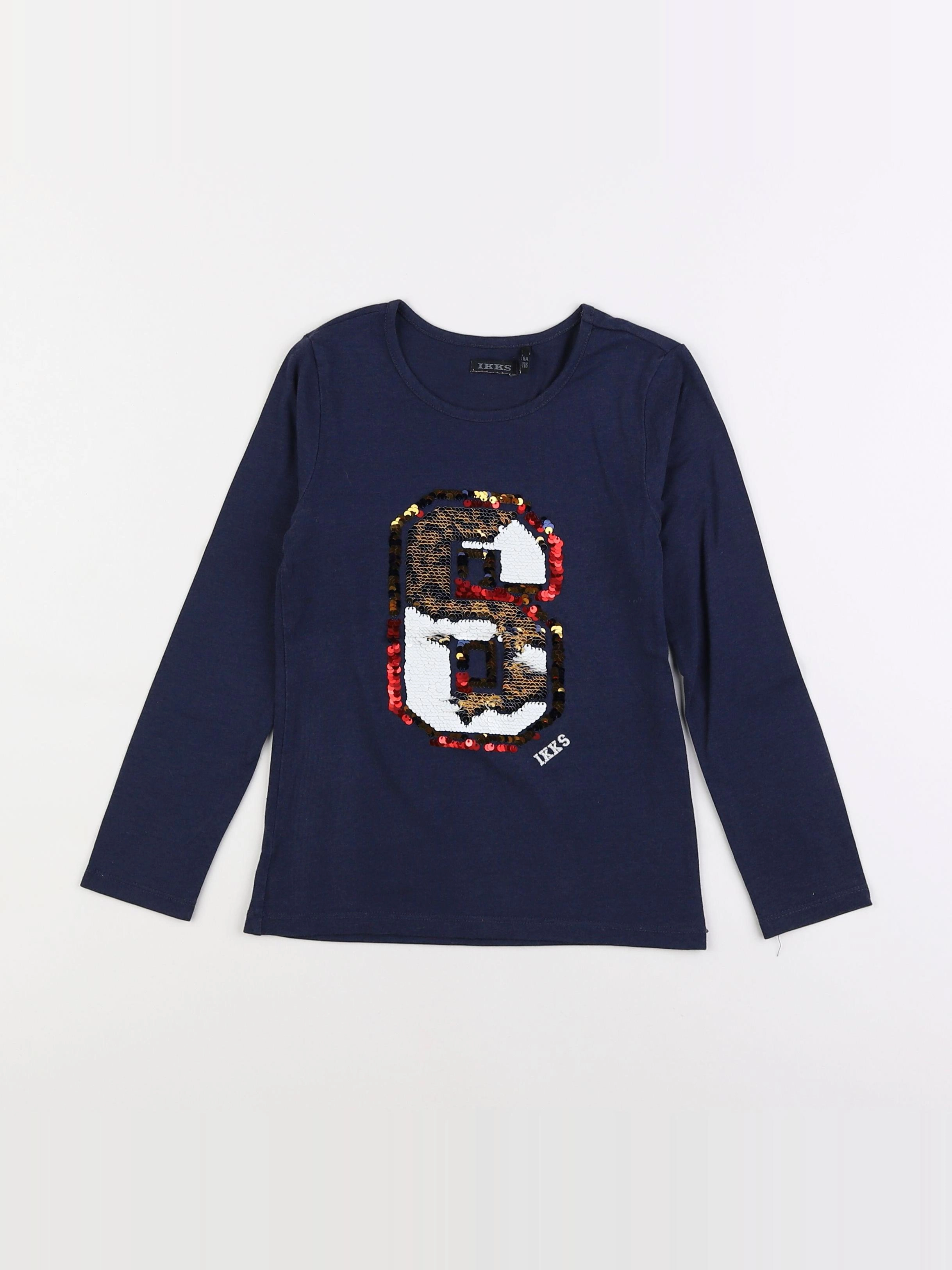 IKKS - tee-shirt bleu - 6 ans