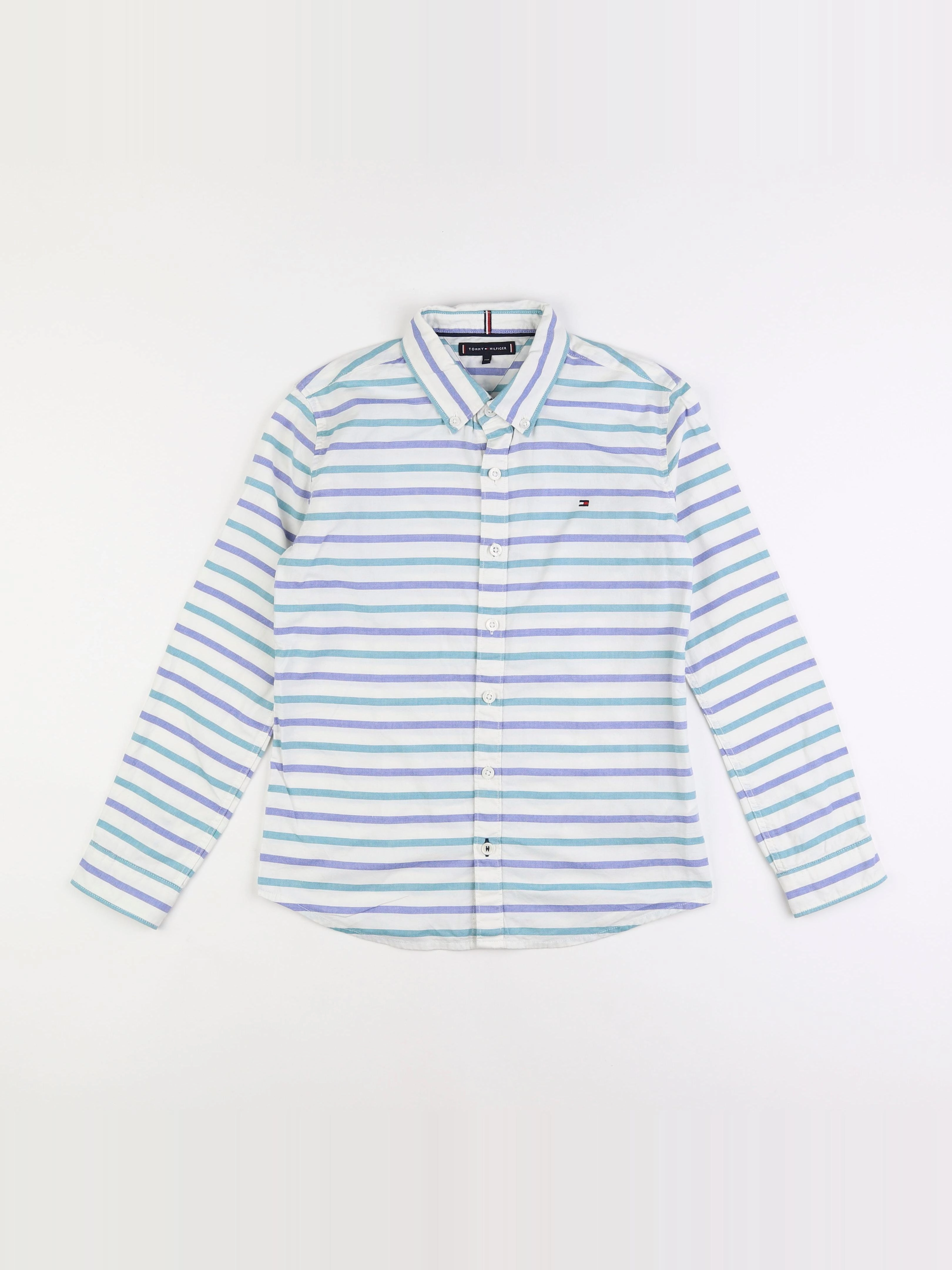 Tommy Hilfiger - chemise bleu, vert - 10 ans