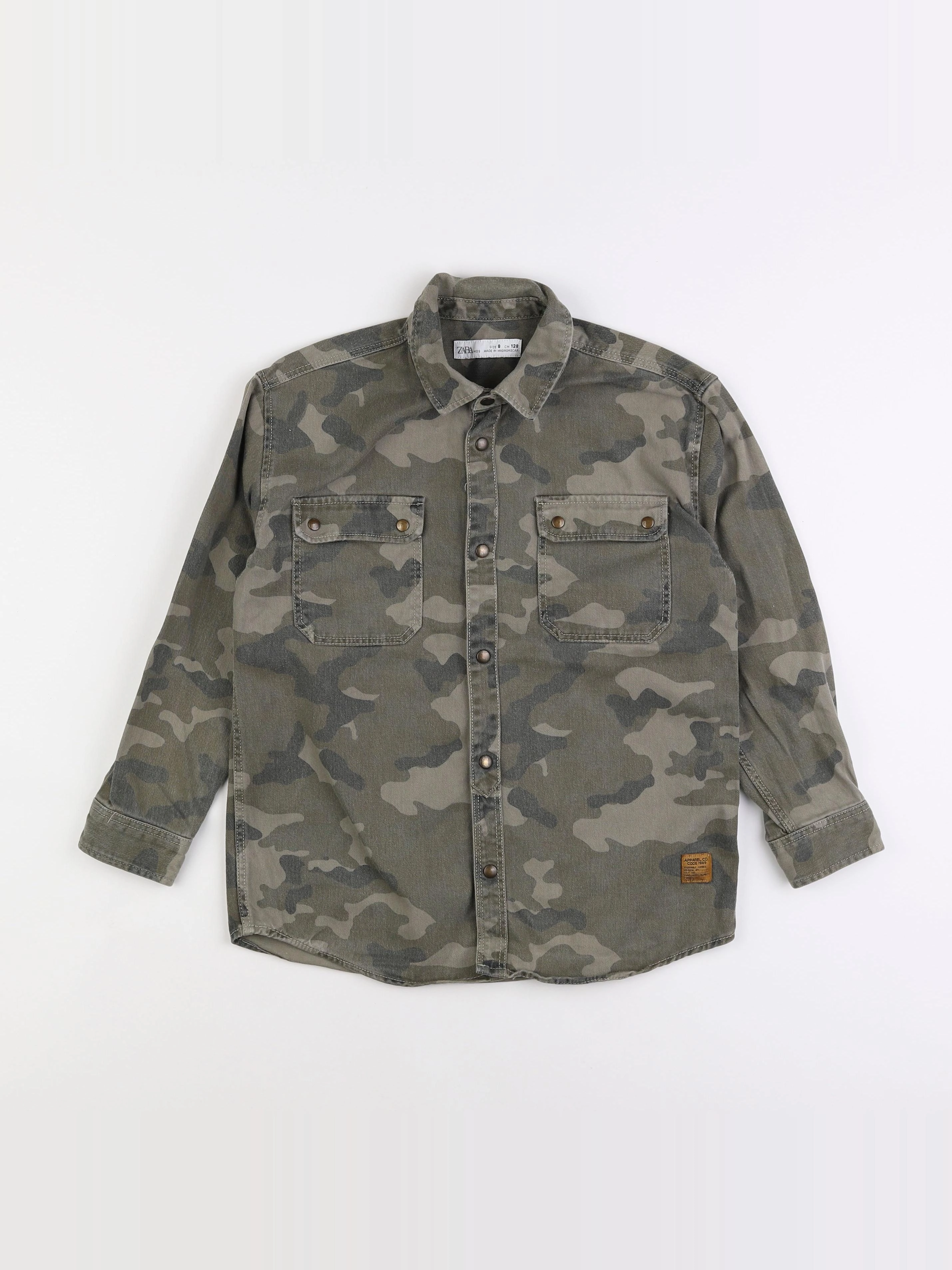 Zara - chemise vert - 8 ans