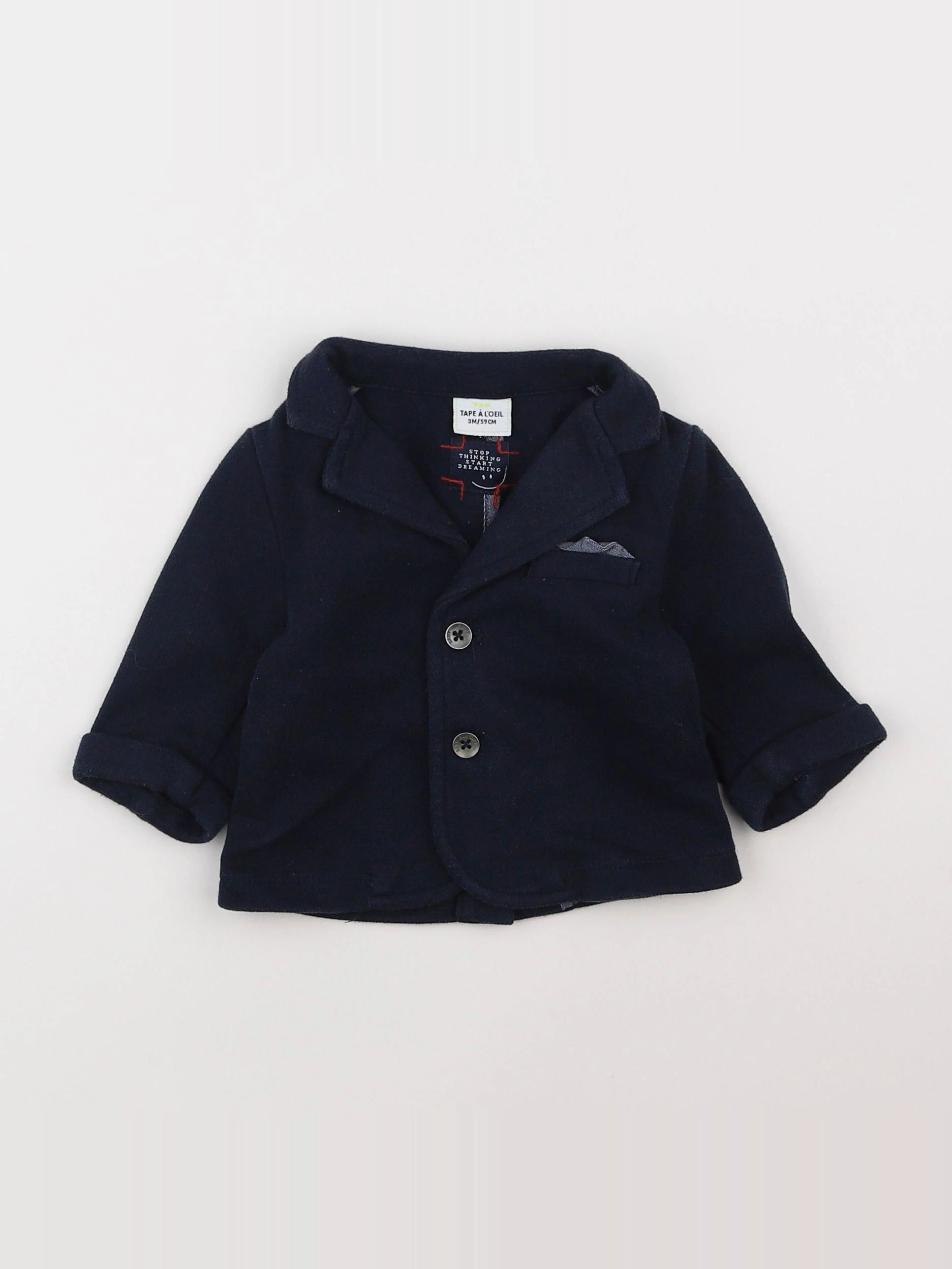 Tape à l'oeil - veste bleu - 3 mois