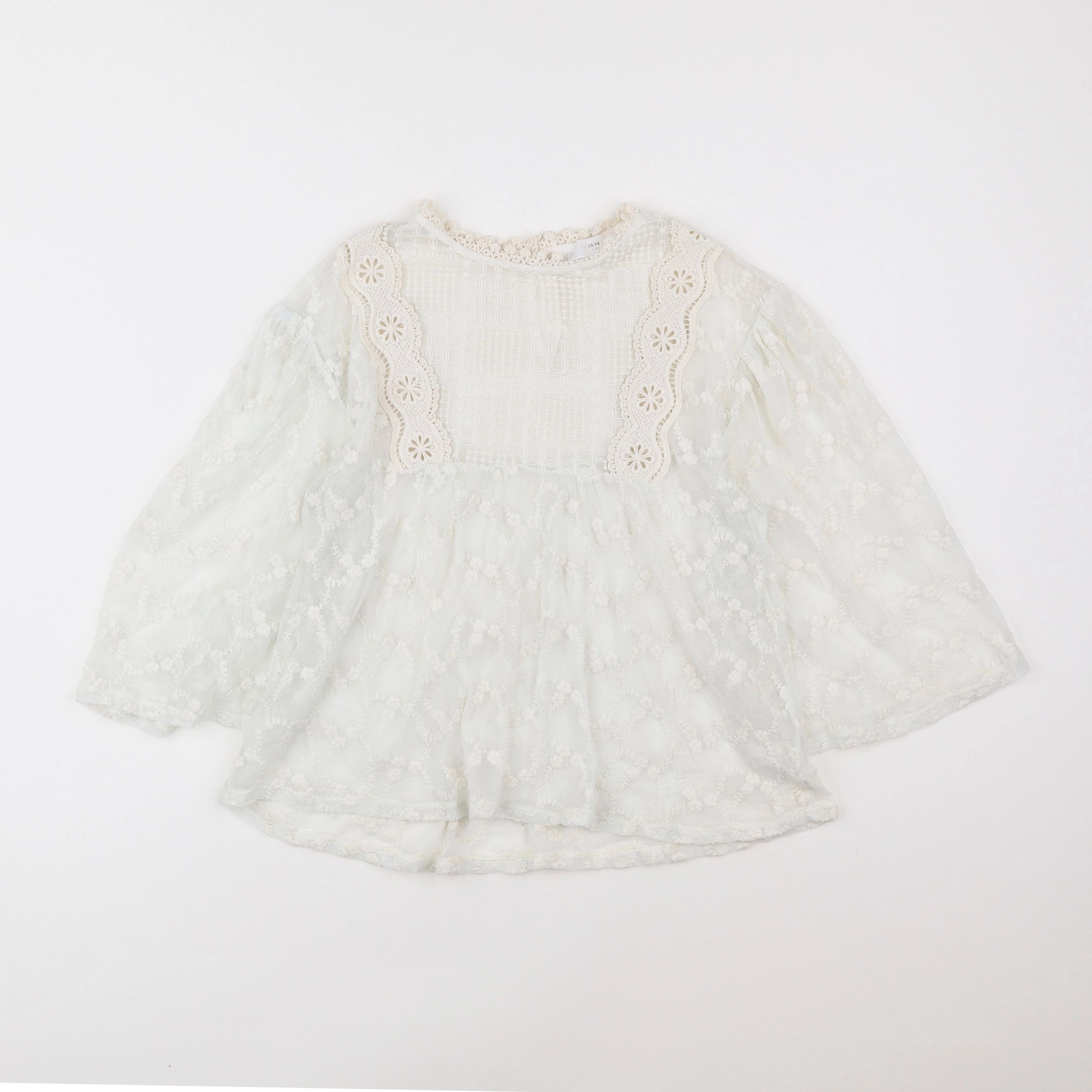 Zara - blouse blanc - 13/14 ans