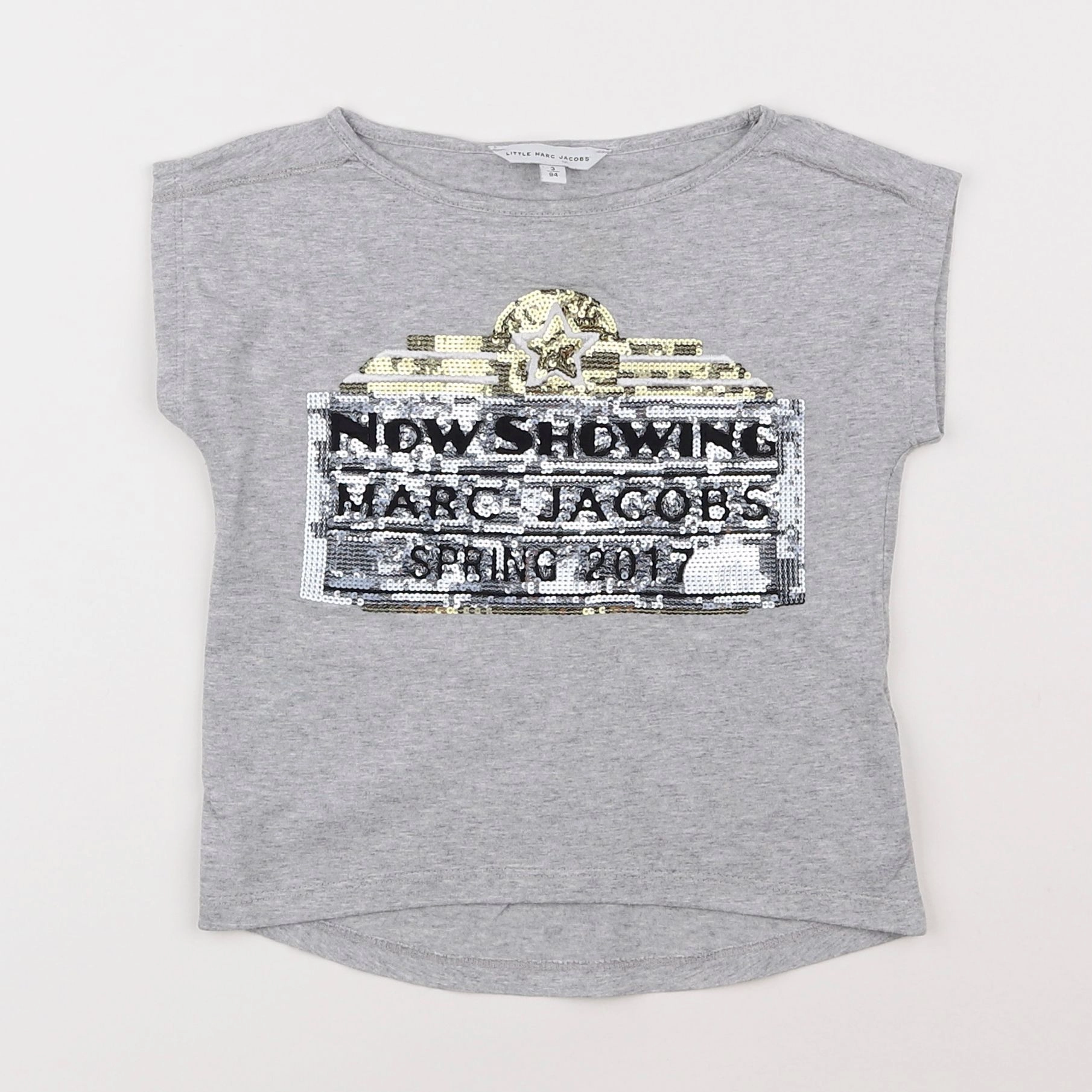 Little marc jacobs - tee-shirt gris - 3 ans