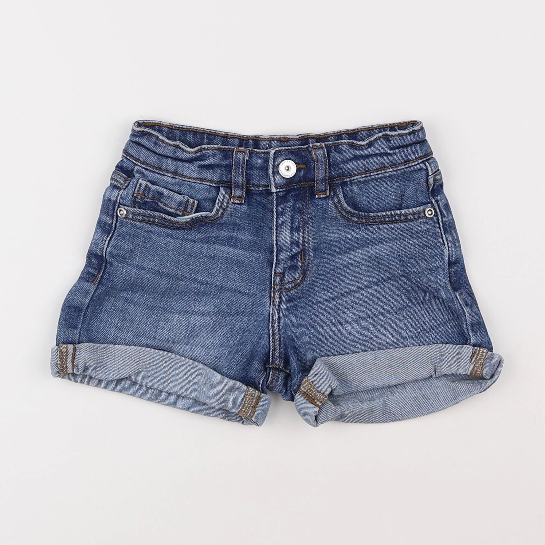 Vertbaudet - short bleu - 6 ans