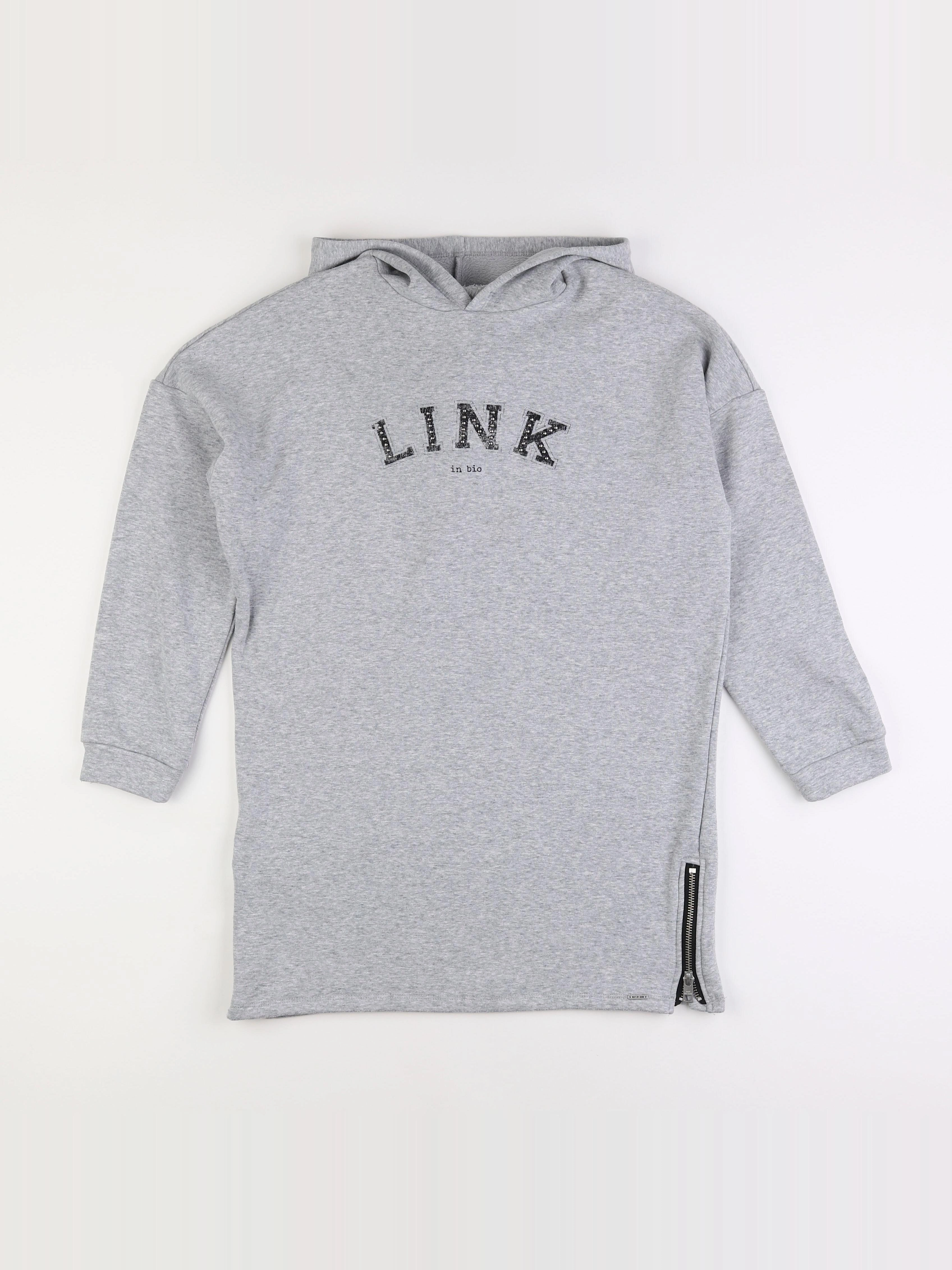 IKKS - robe gris - 12 ans